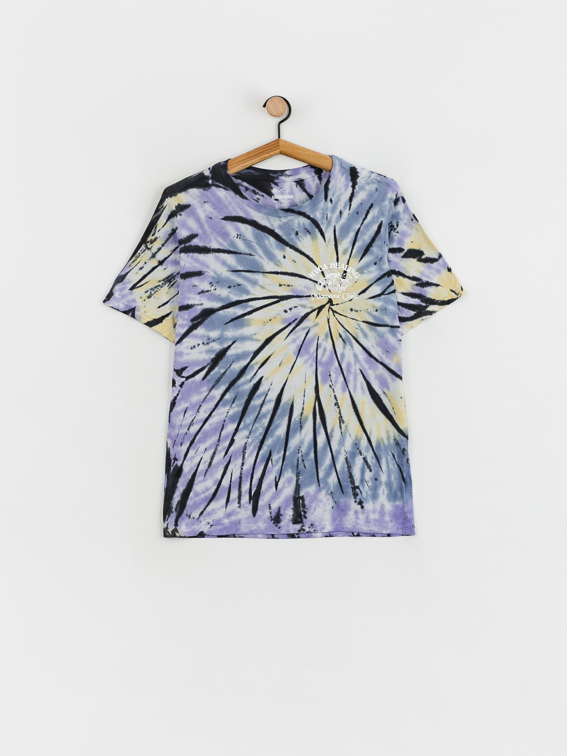 T-shirt RVCA Healingclinic (wineberry/solid)
