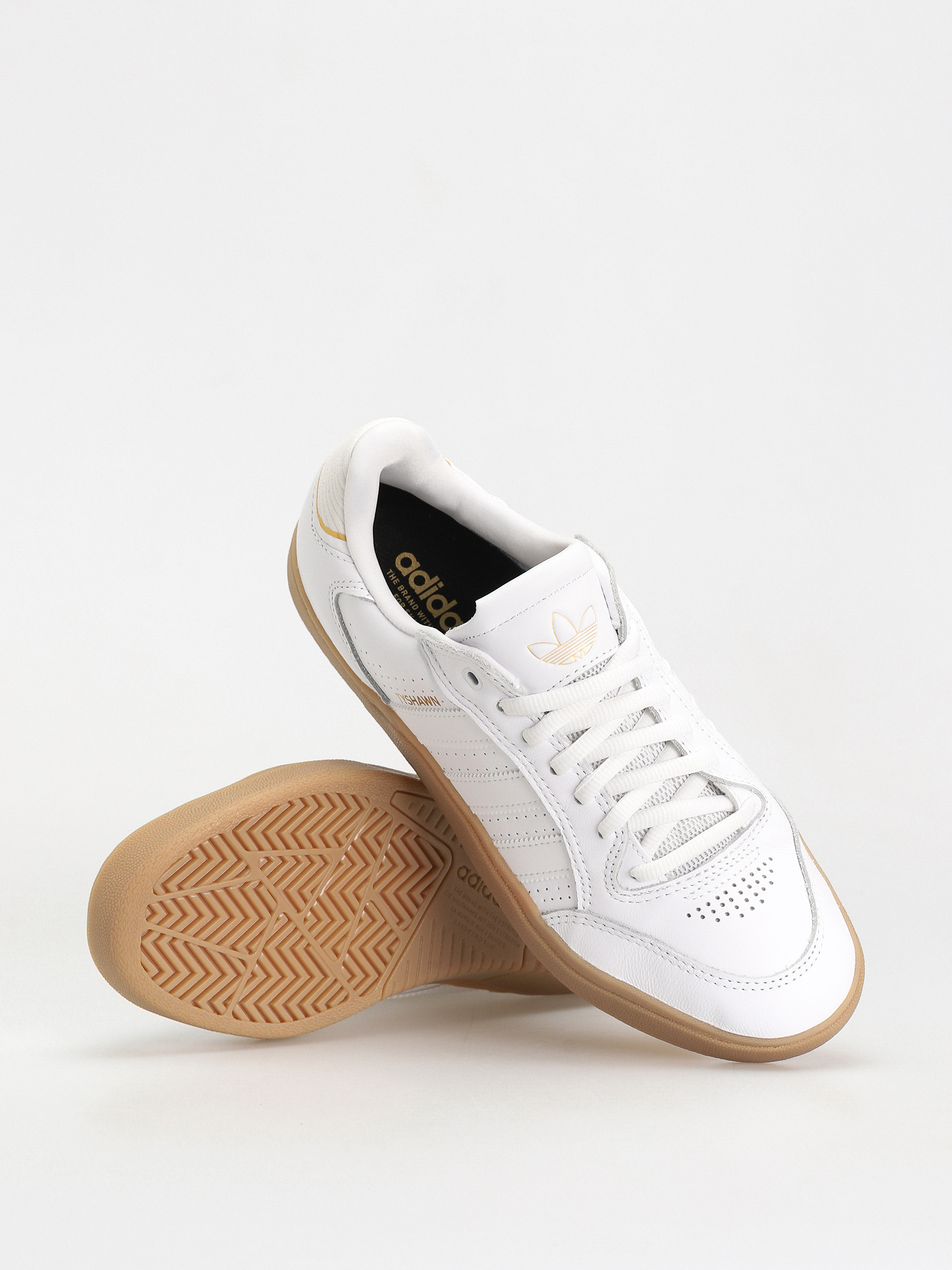 Buty adidas Tyshawn Low (ftwwht/ftwwht/gum4)