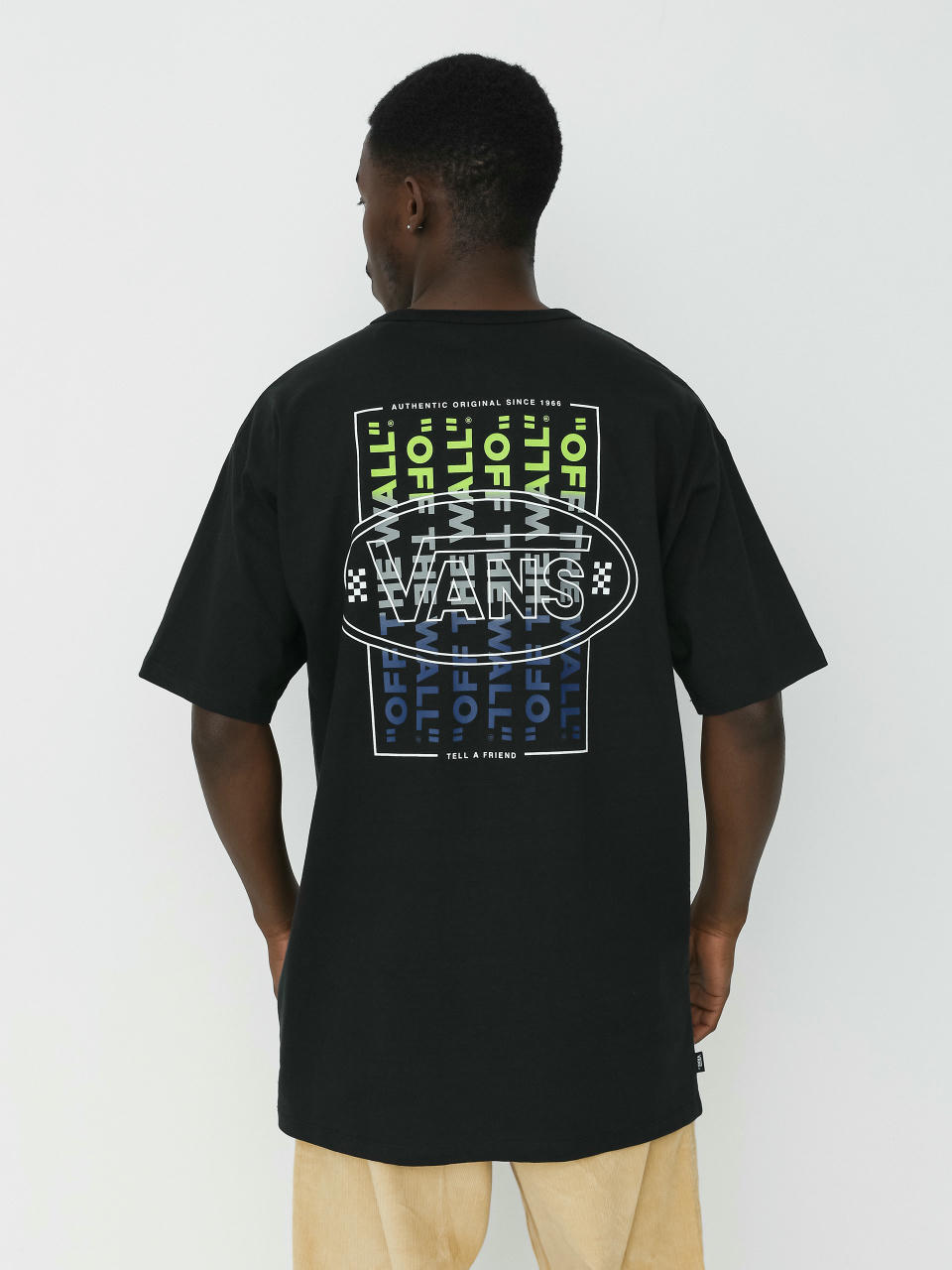 T-shirt Vans Off The Wall Repeat Dna Logo (black)