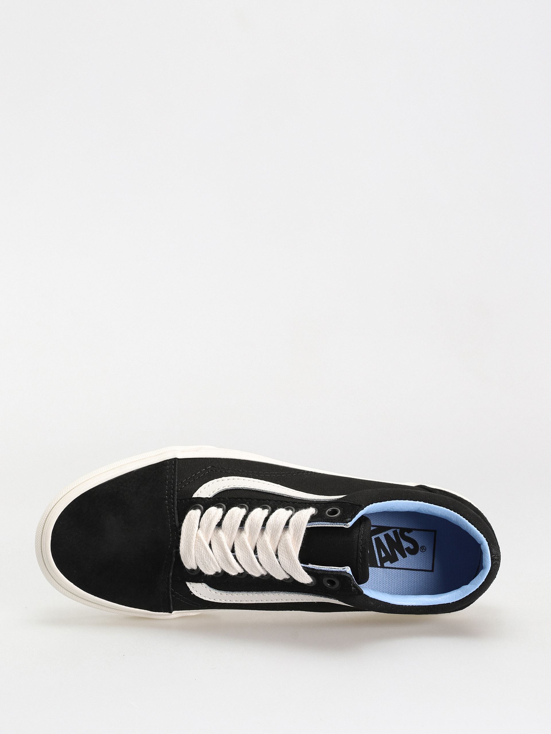 Buty Vans Old Skool (oversized lace black/light blue)
