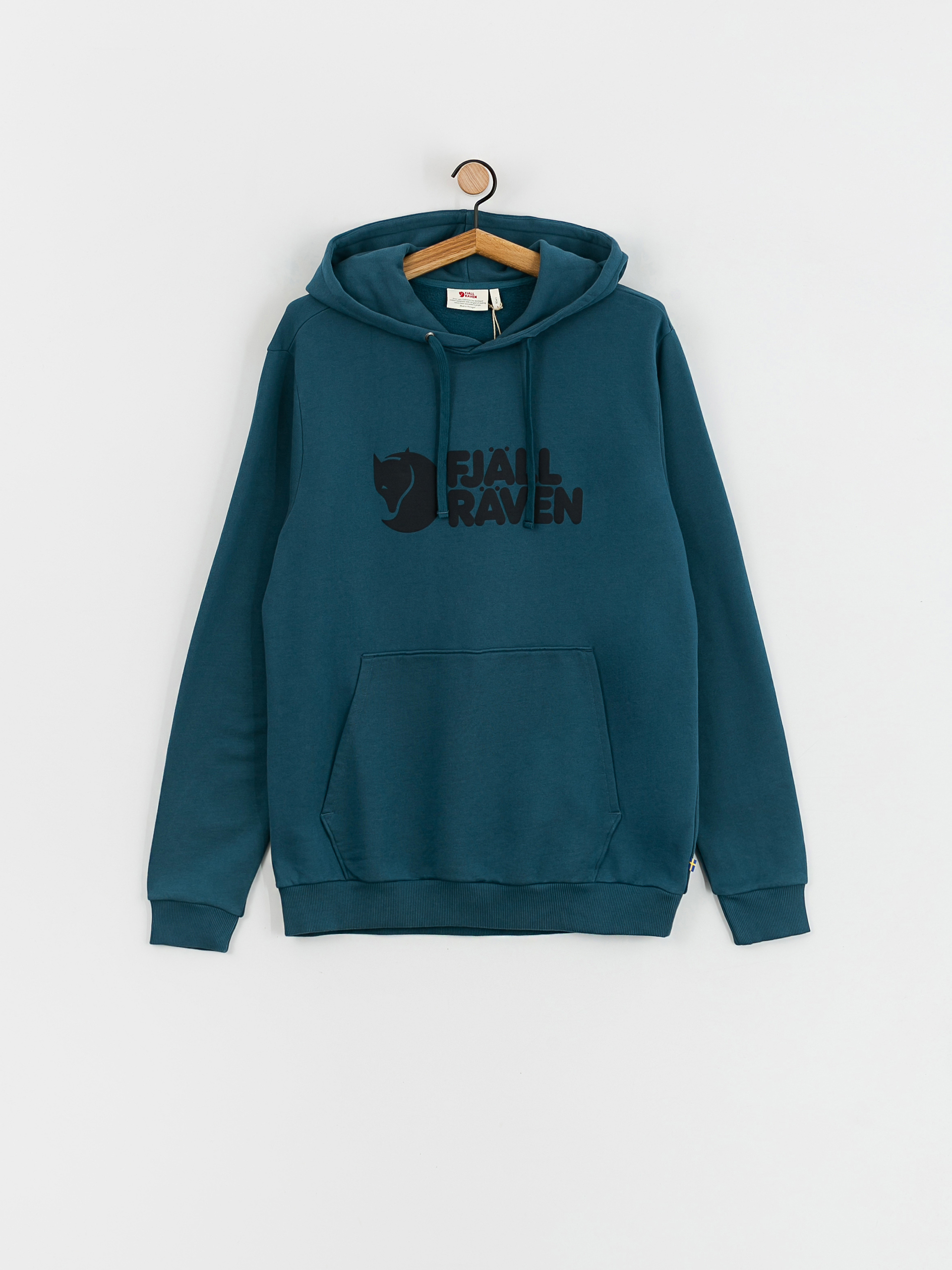 Bluza z kapturem Fjallraven Logo HD (deep sea)