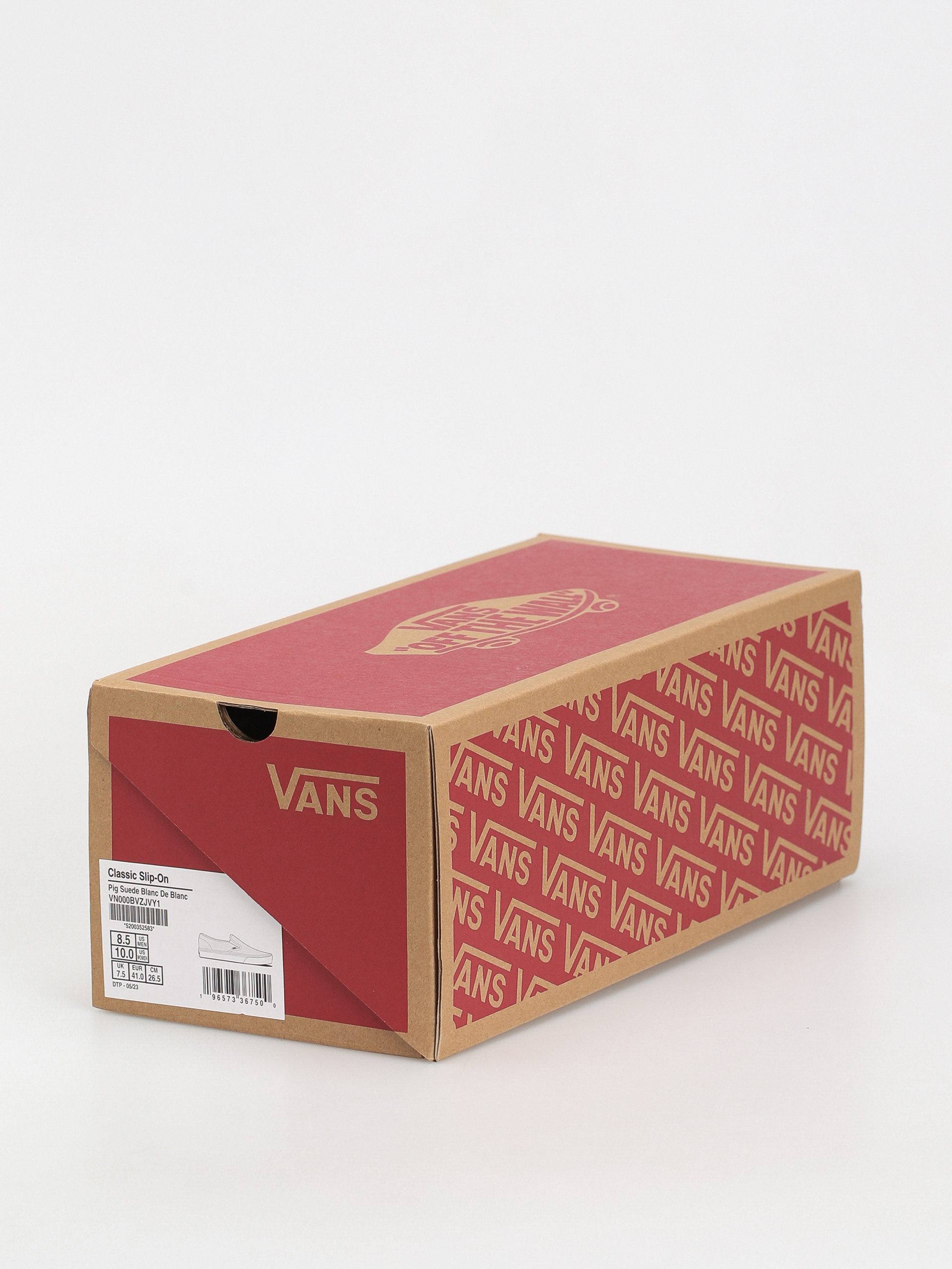 Buty Vans Classic Slip On (pig suede blanc de blanc)