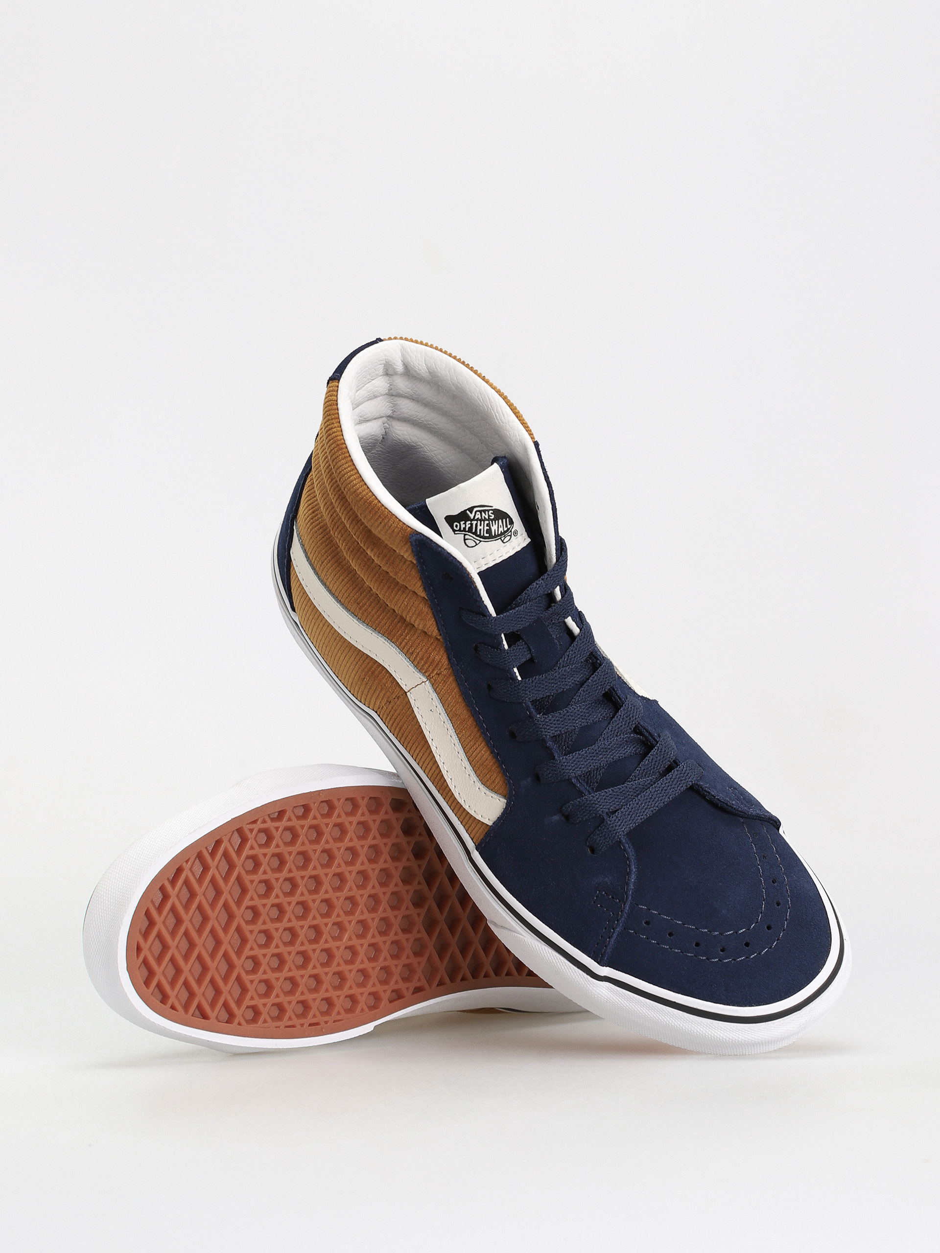 Buty Vans Sk8 Hi (mini cord blue/brown)