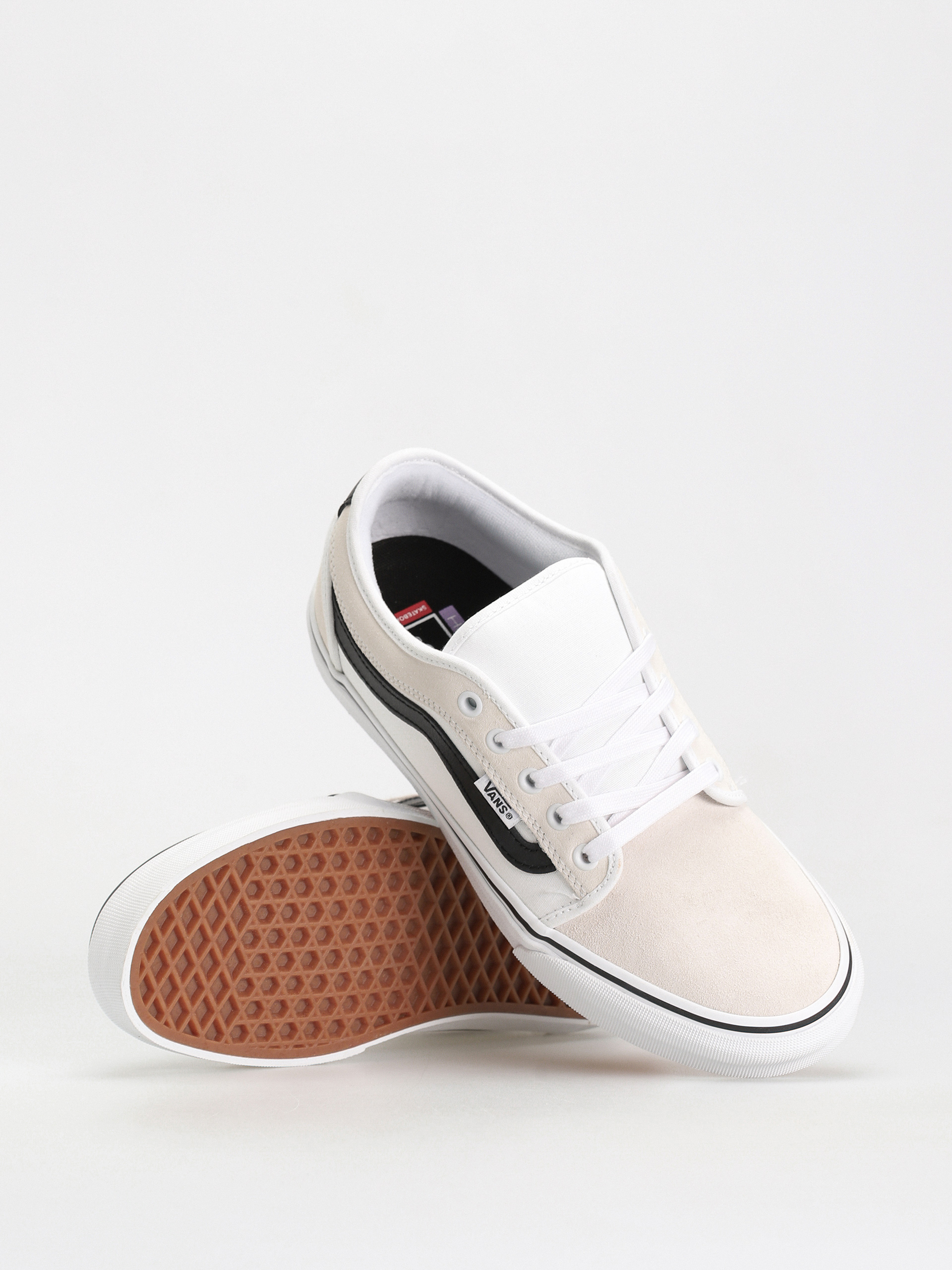 Buty Vans Chukka Low Sidestripe (white/black/gum)