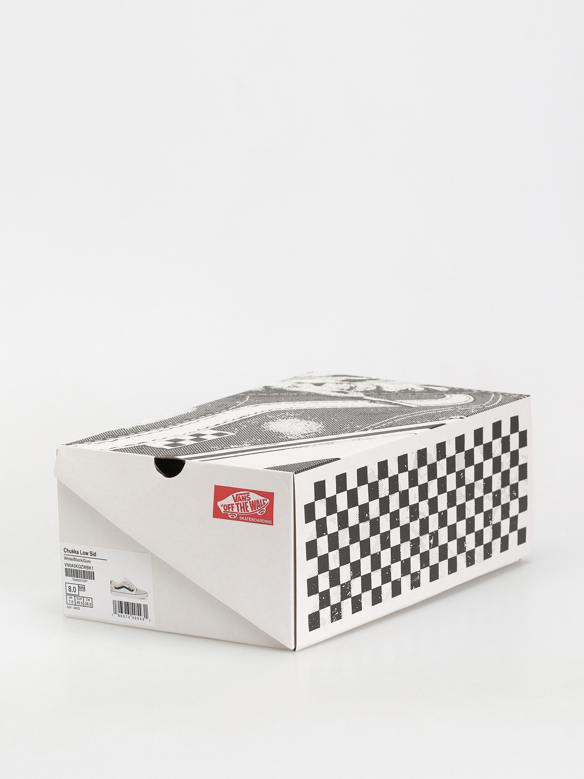 Buty Vans Chukka Low Sidestripe (white/black/gum)