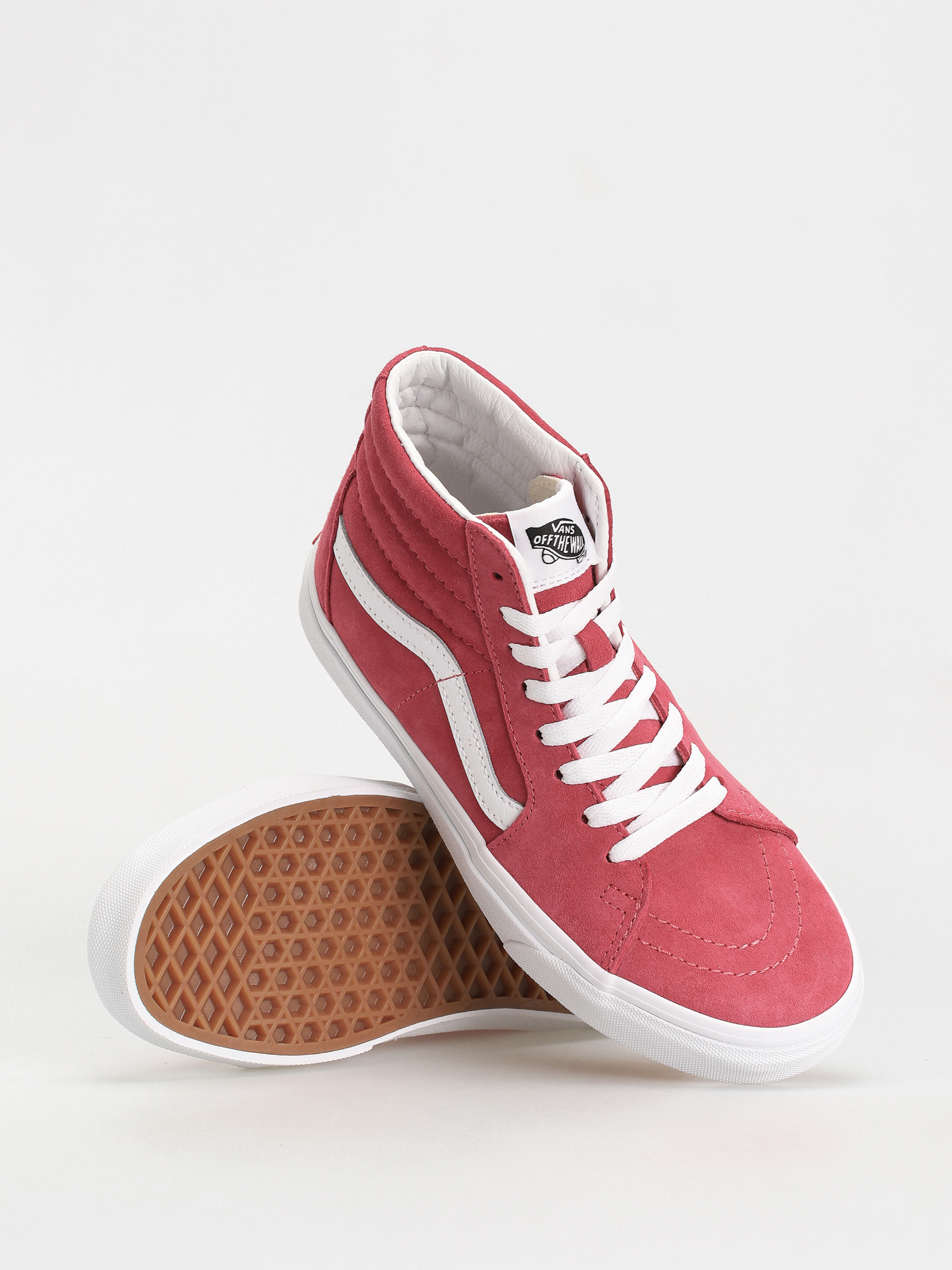 Buty Vans Sk8 Hi (pig suede holly berry)