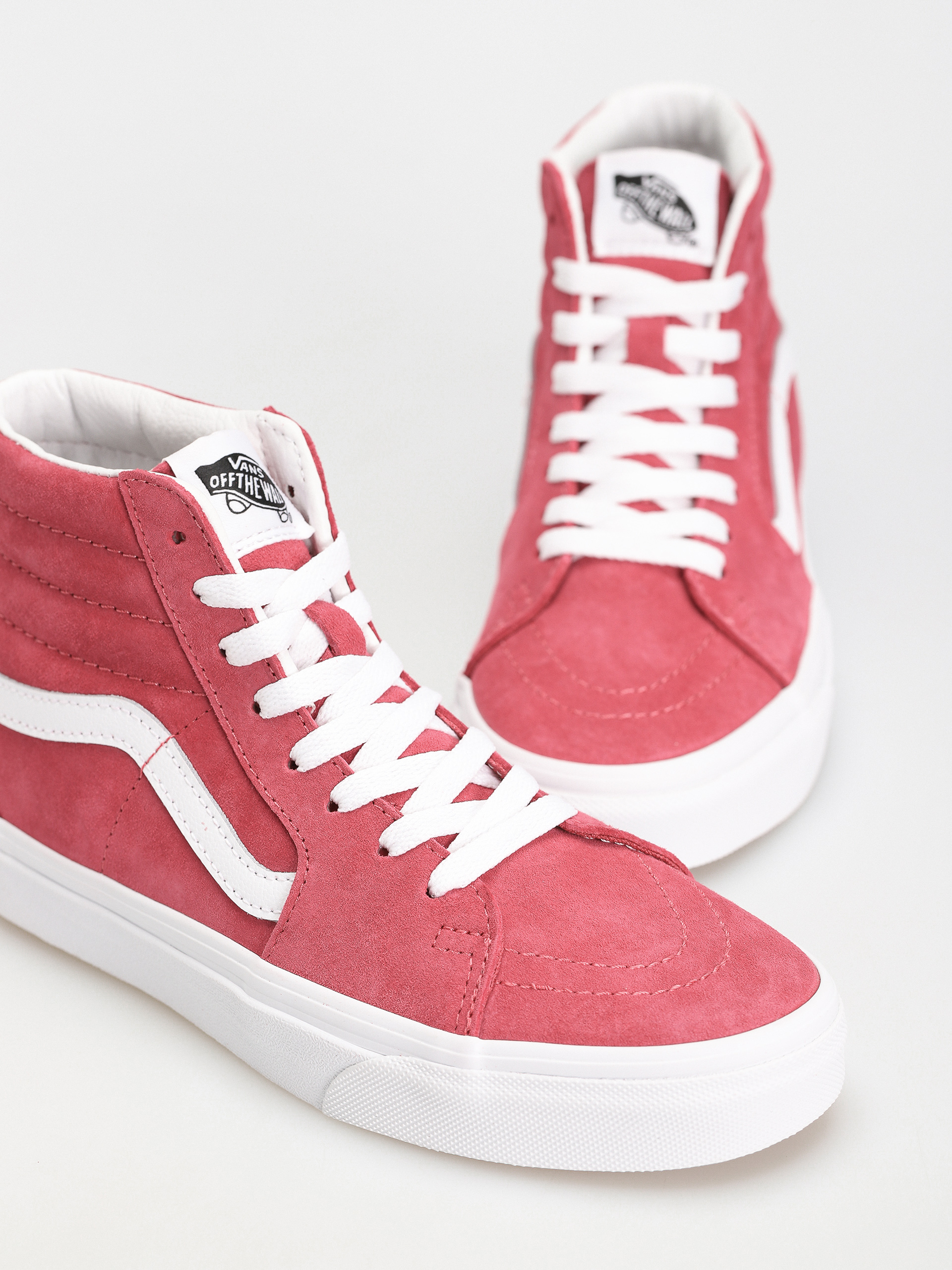 Buty Vans Sk8 Hi (pig suede holly berry)