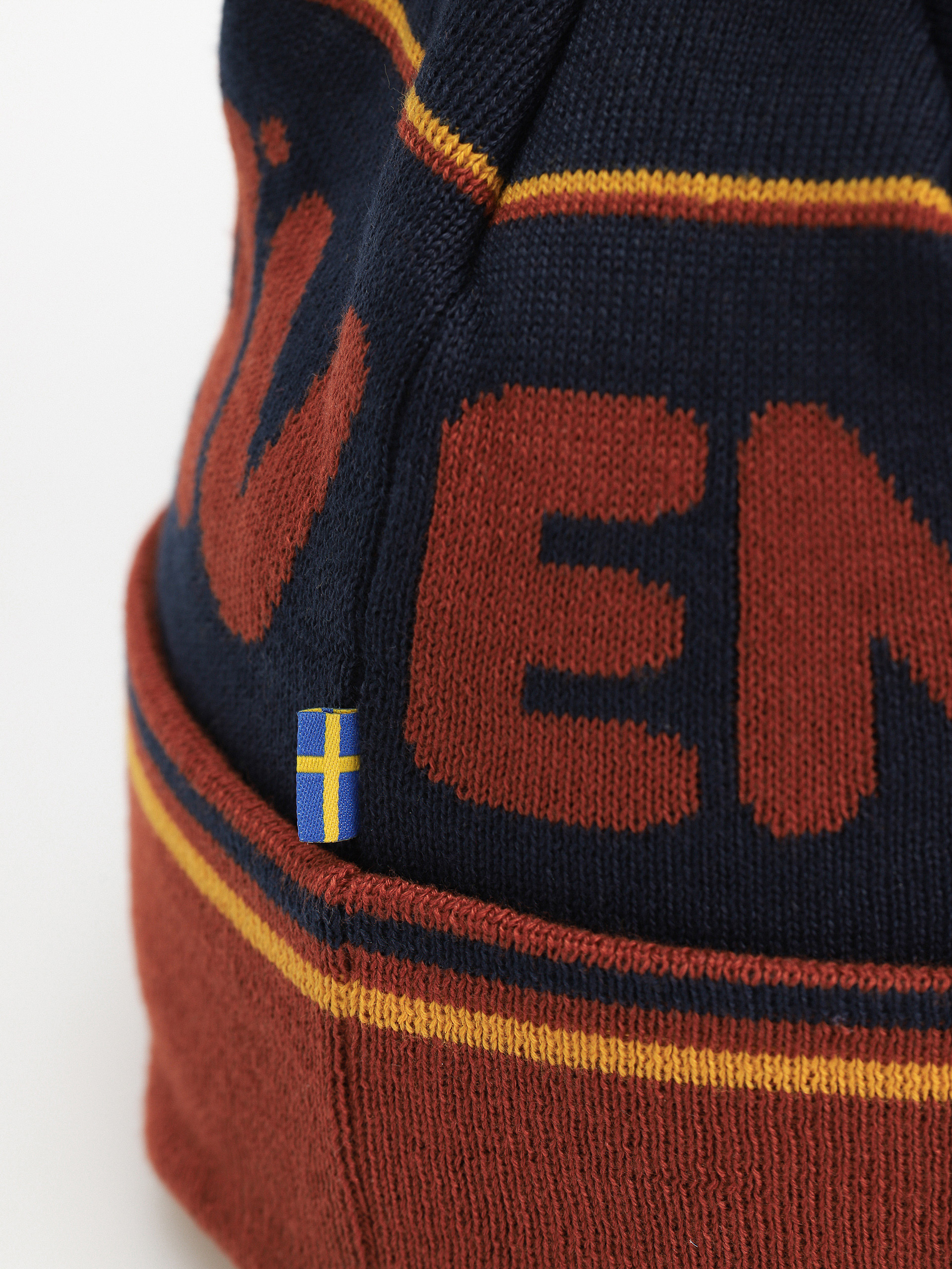 Czapka zimowa Fjallraven Pom (autumn leaf/dark navy)