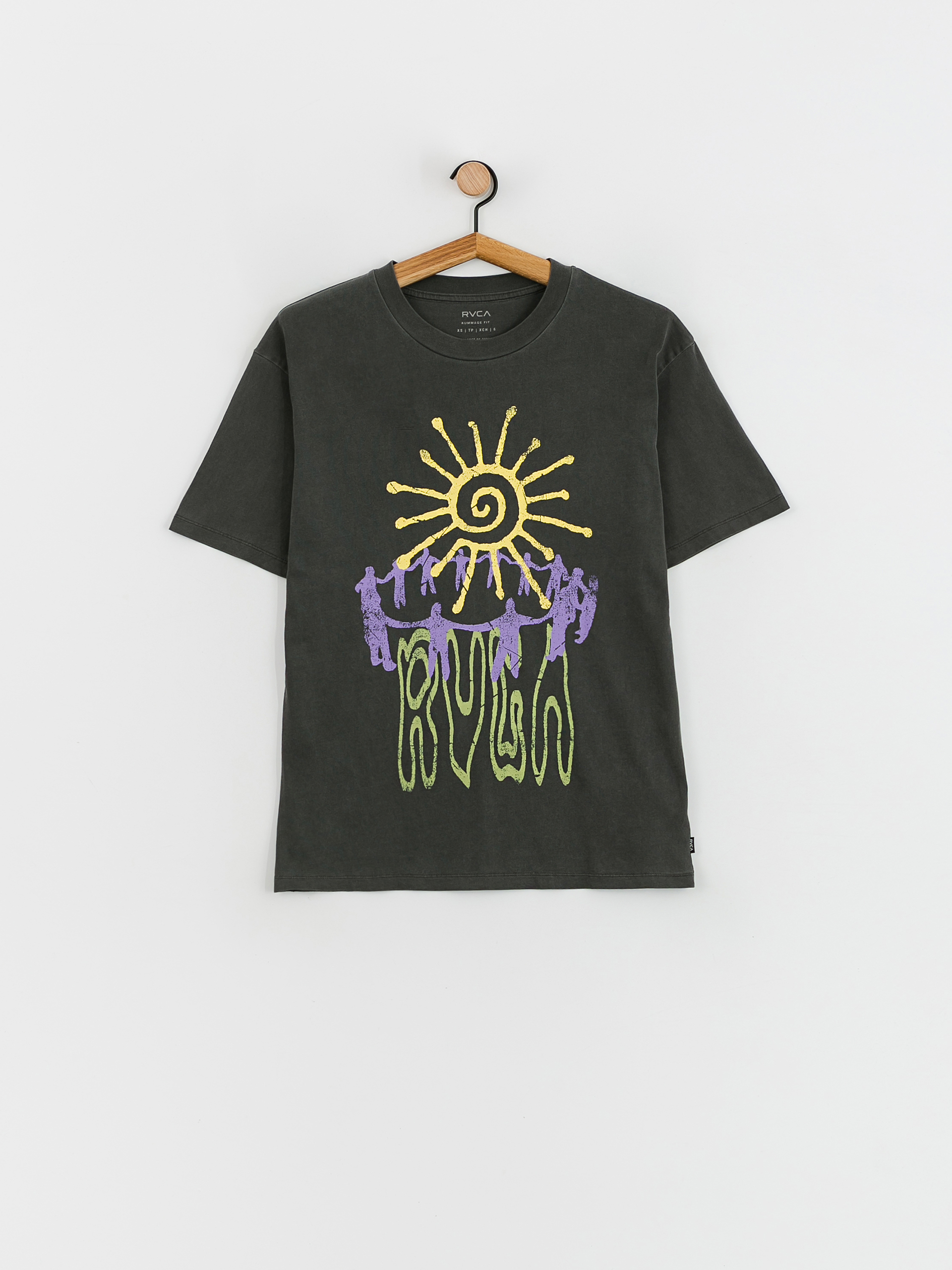 T-shirt RVCA Dancers Rummage Wmn (pirate black)