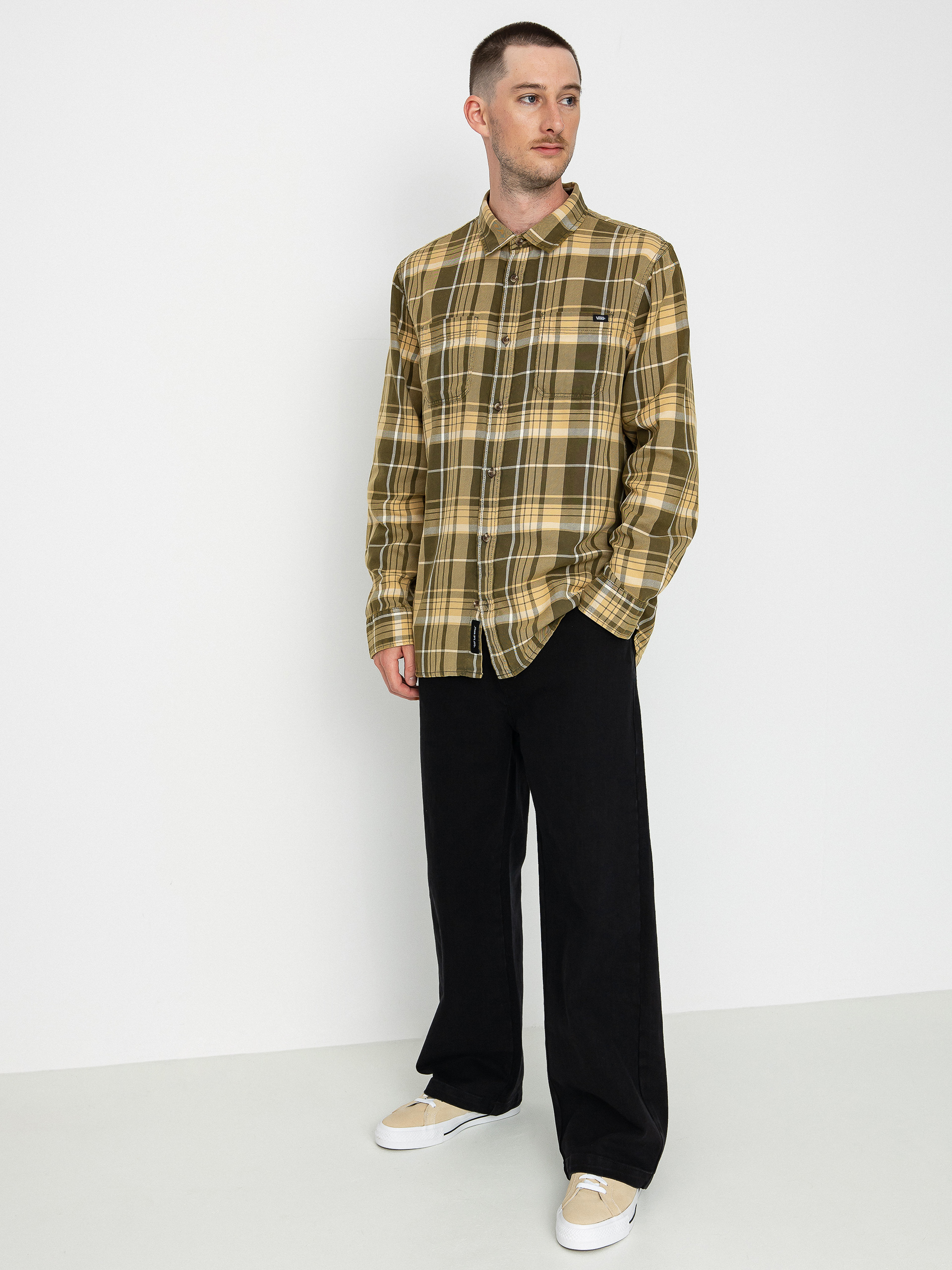 Koszula Vans Peddington Ls Woven (grape leaf/taos taupe)