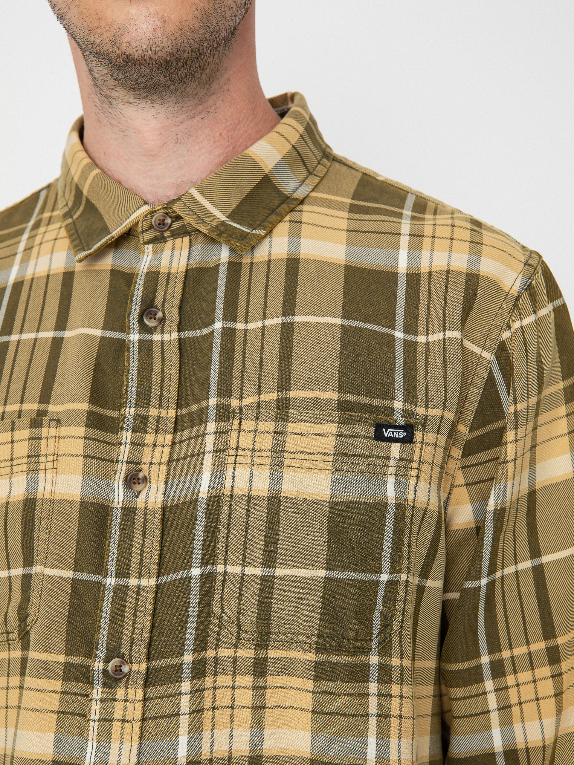 Koszula Vans Peddington Ls Woven (grape leaf/taos taupe)