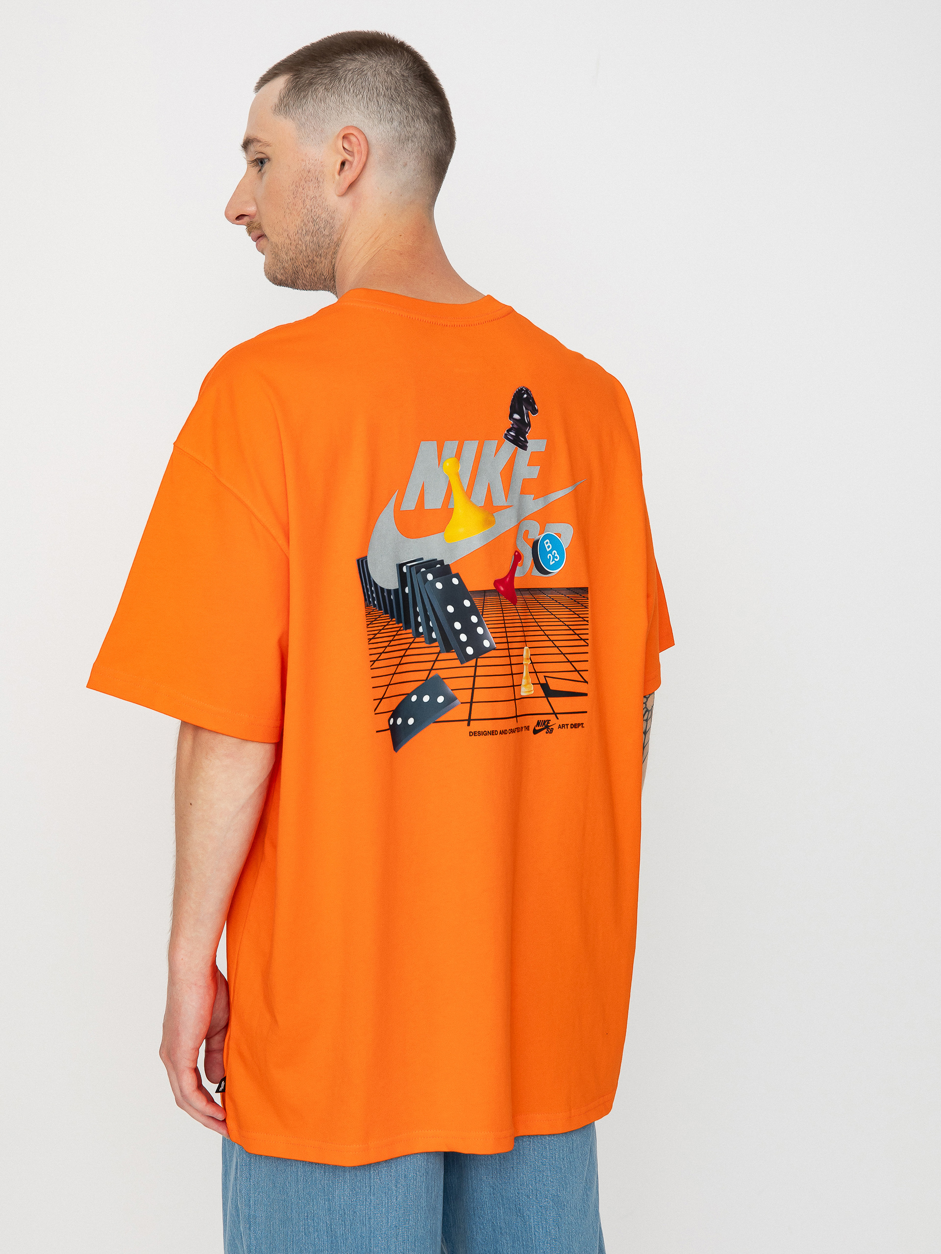 T-shirt Nike SB Muni (safety orange)