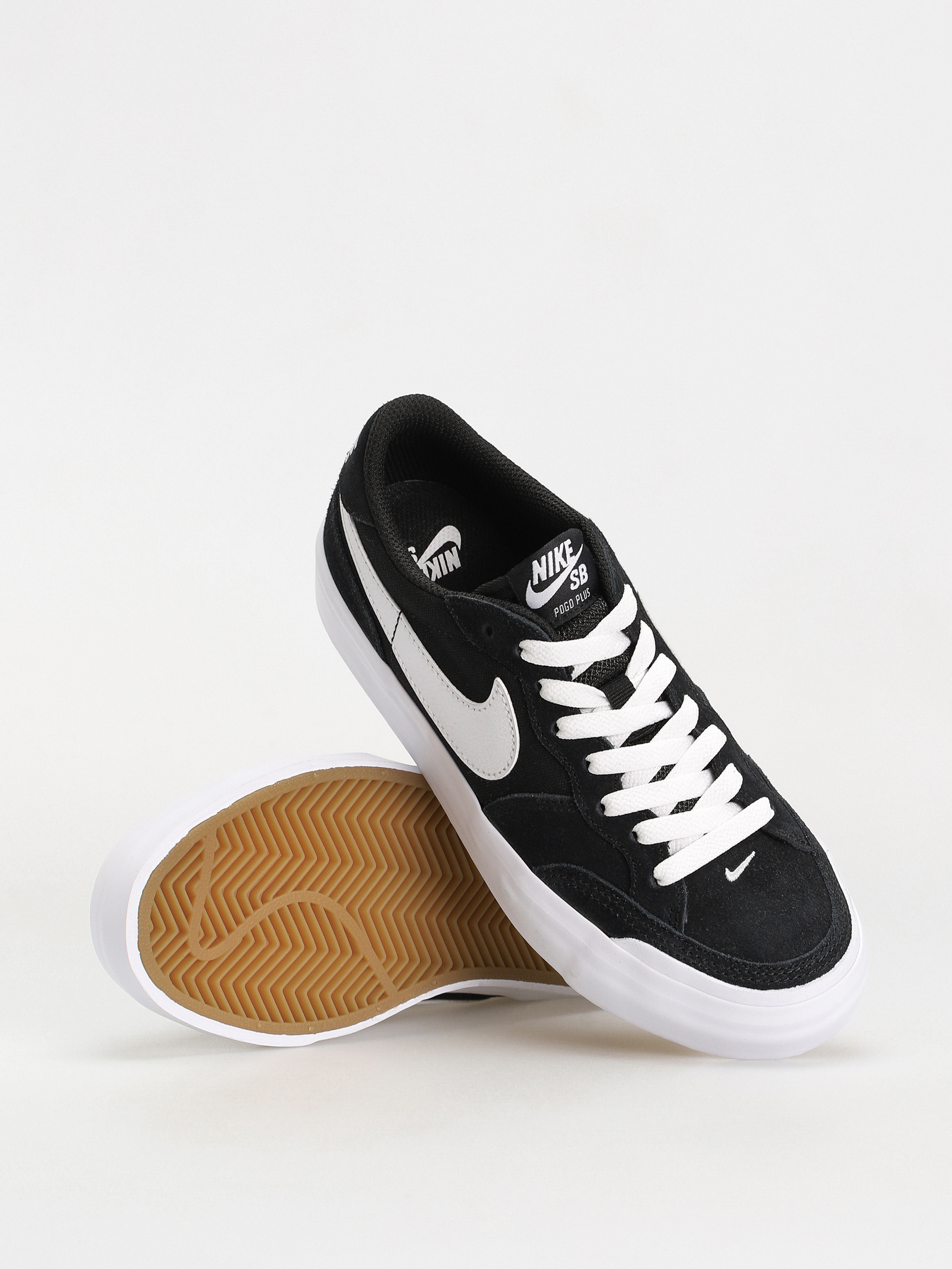 Buty Nike SB Zoom Pogo Plus - czarny (black/white black white)