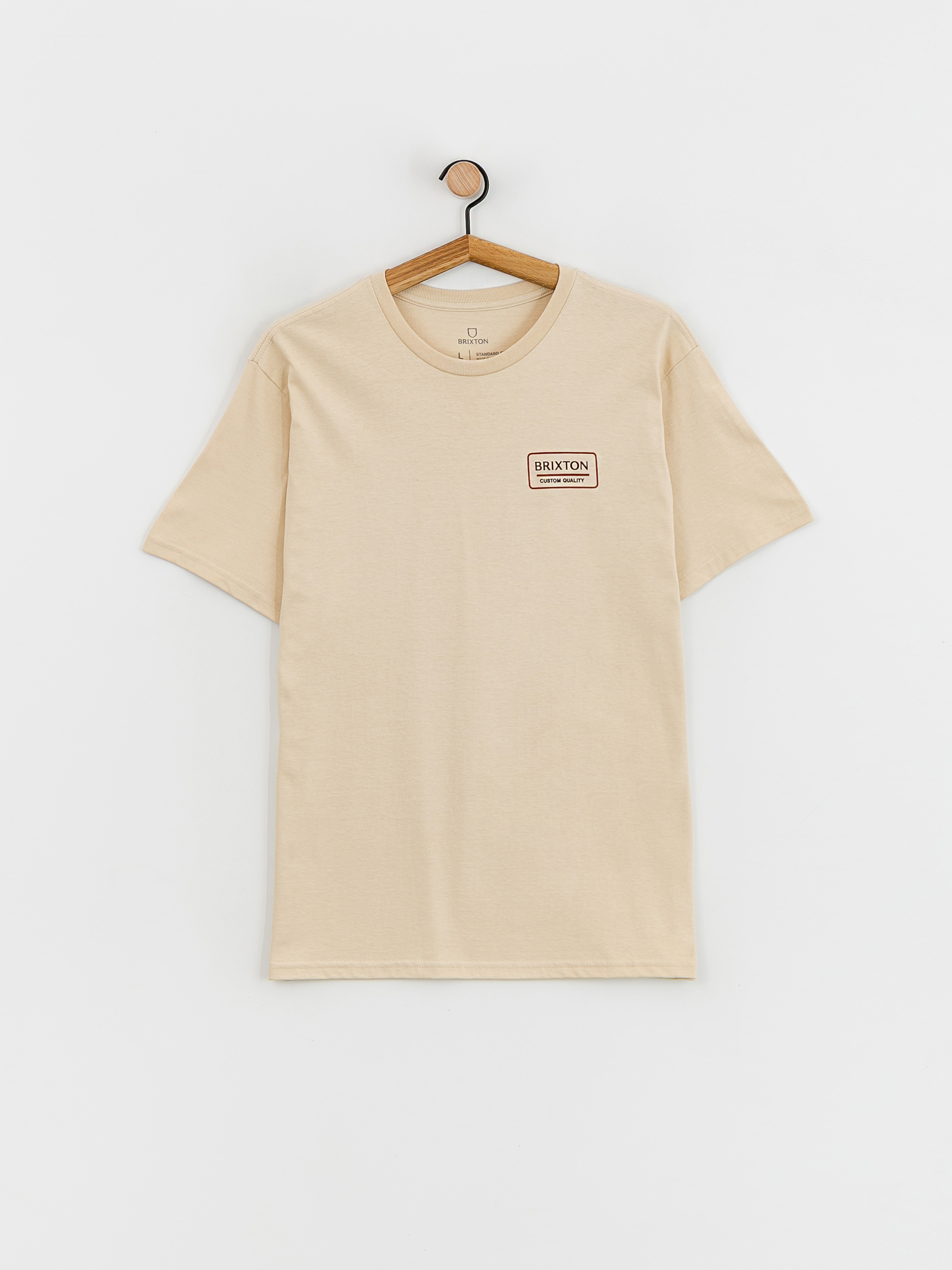 T-shirt Brixton Palmer Proper (cream/paradise orange/dark ear)