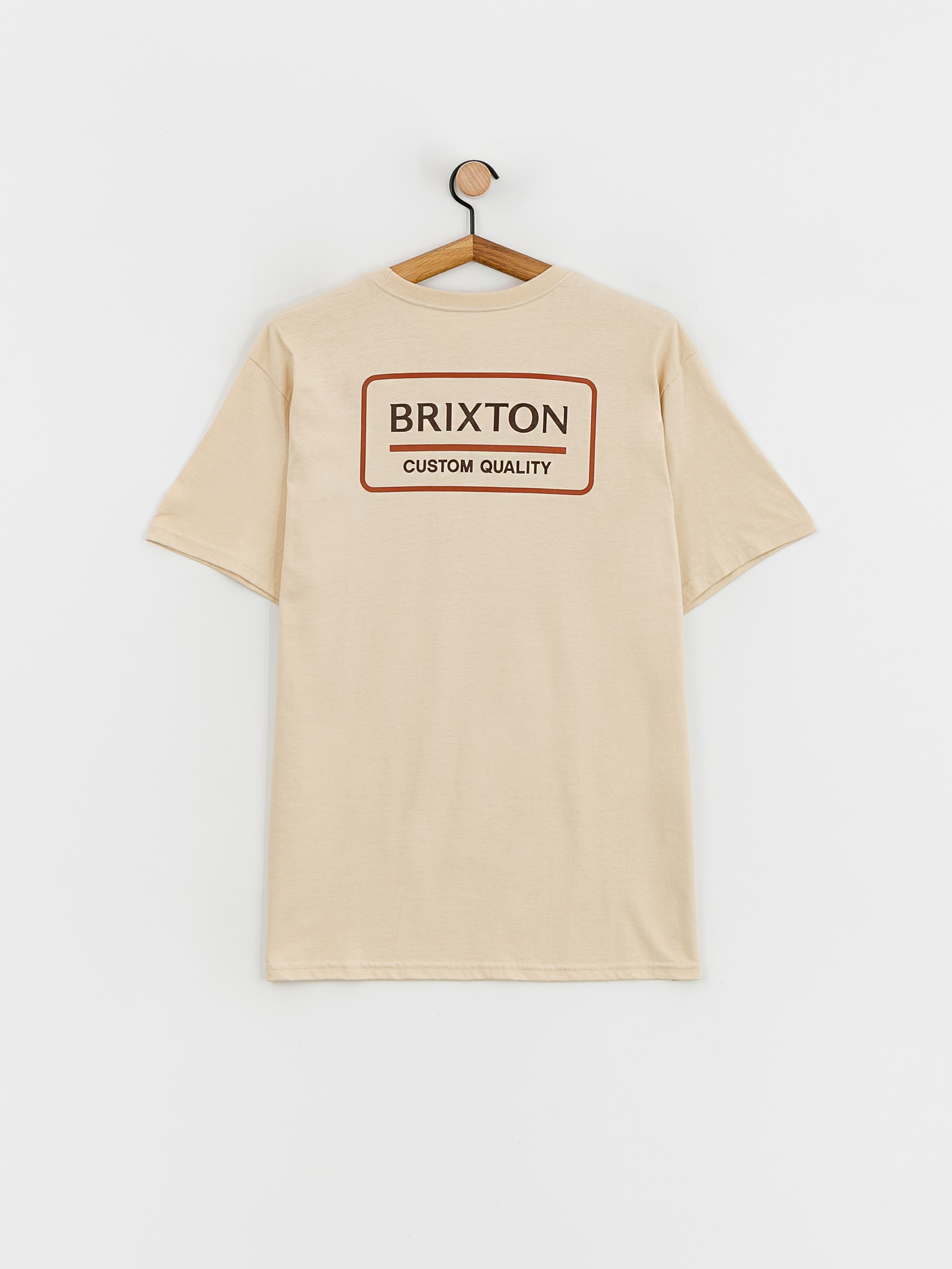 T-shirt Brixton Palmer Proper (cream/paradise orange/dark ear)