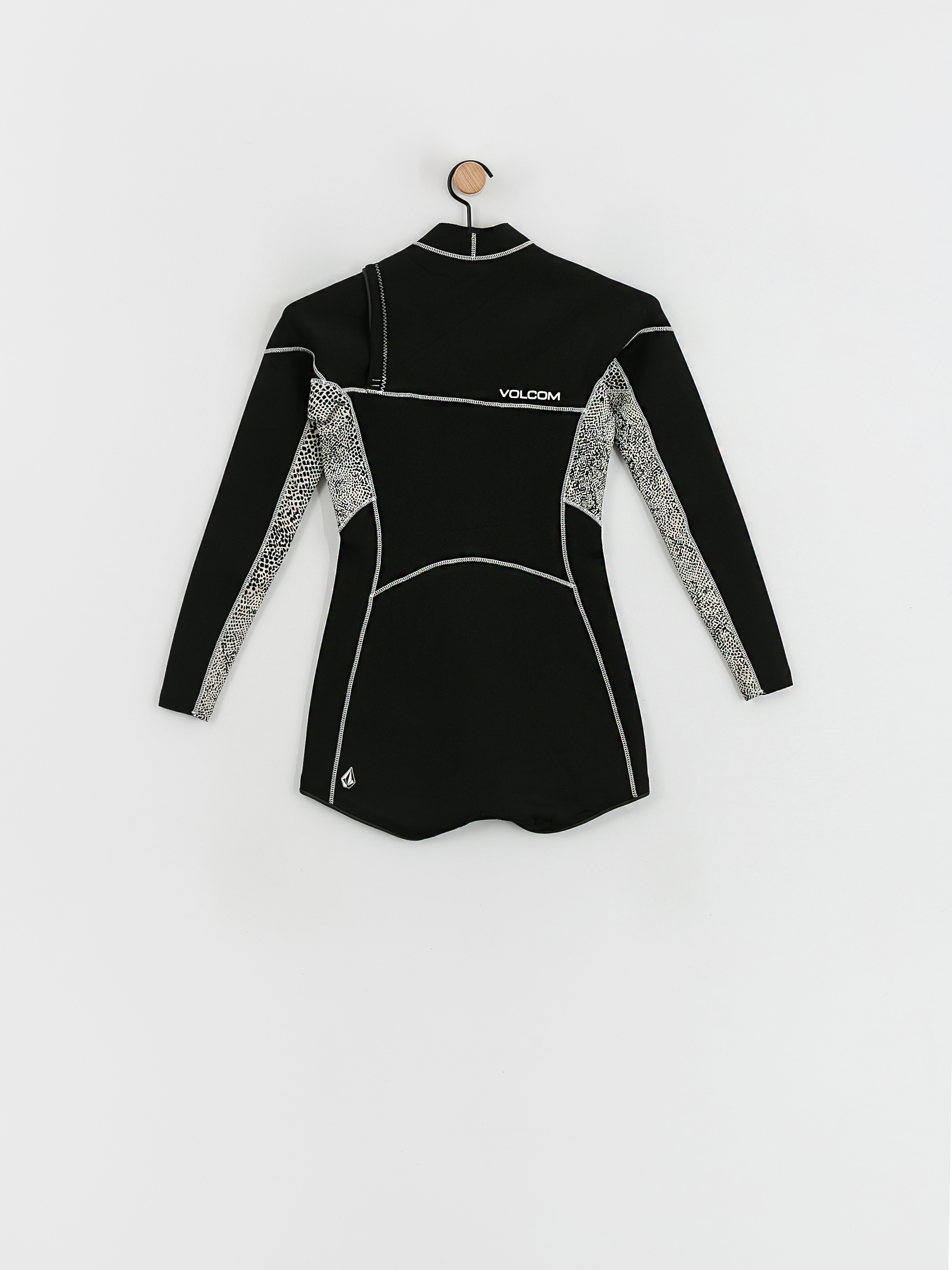 Pianka surfingowa Volcom 2Mm Chest Zip Ls Springsuit Wmn (black)