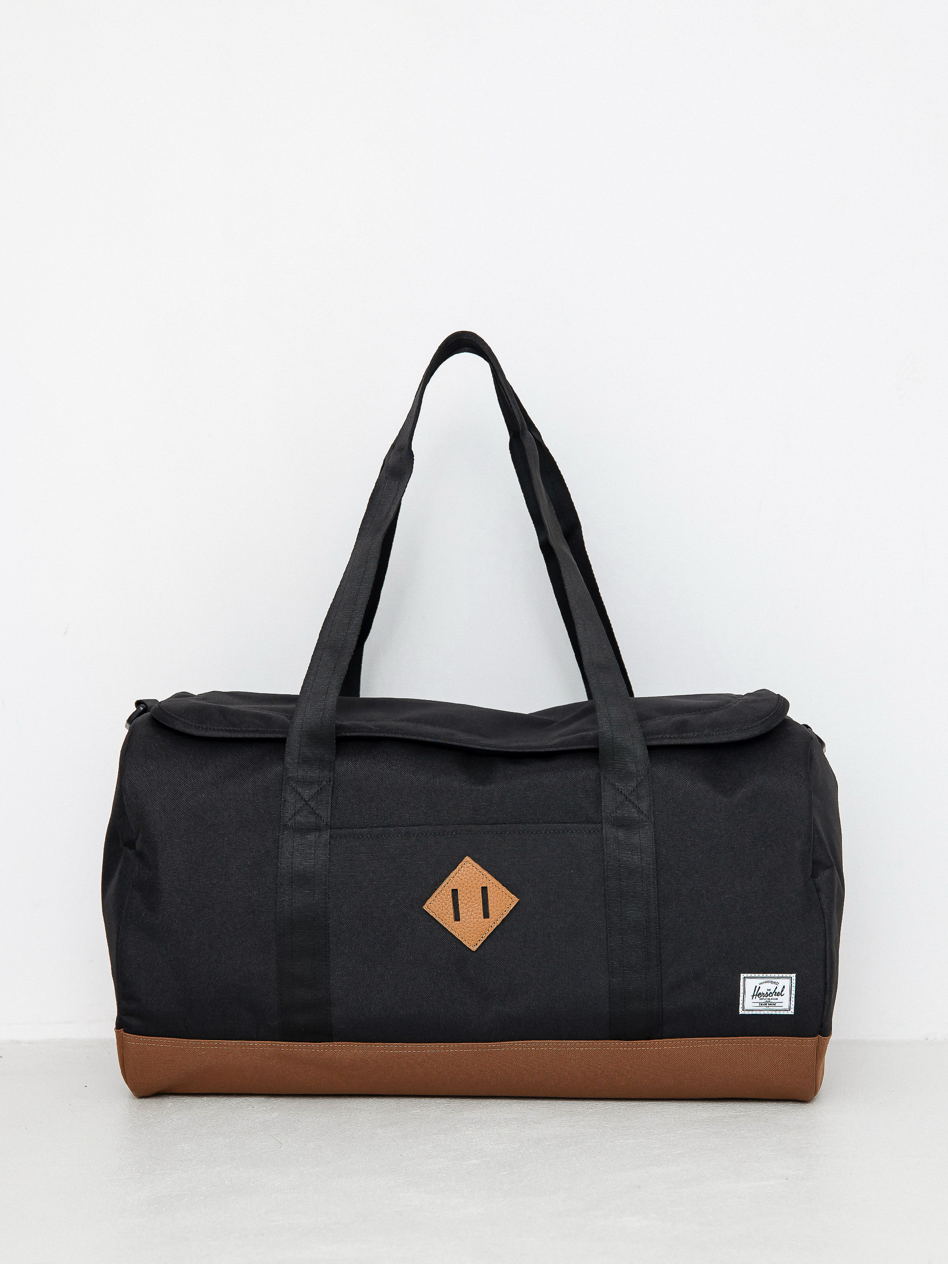 Torba Herschel Supply Co. Heritage Duffle (black/saddle brown)