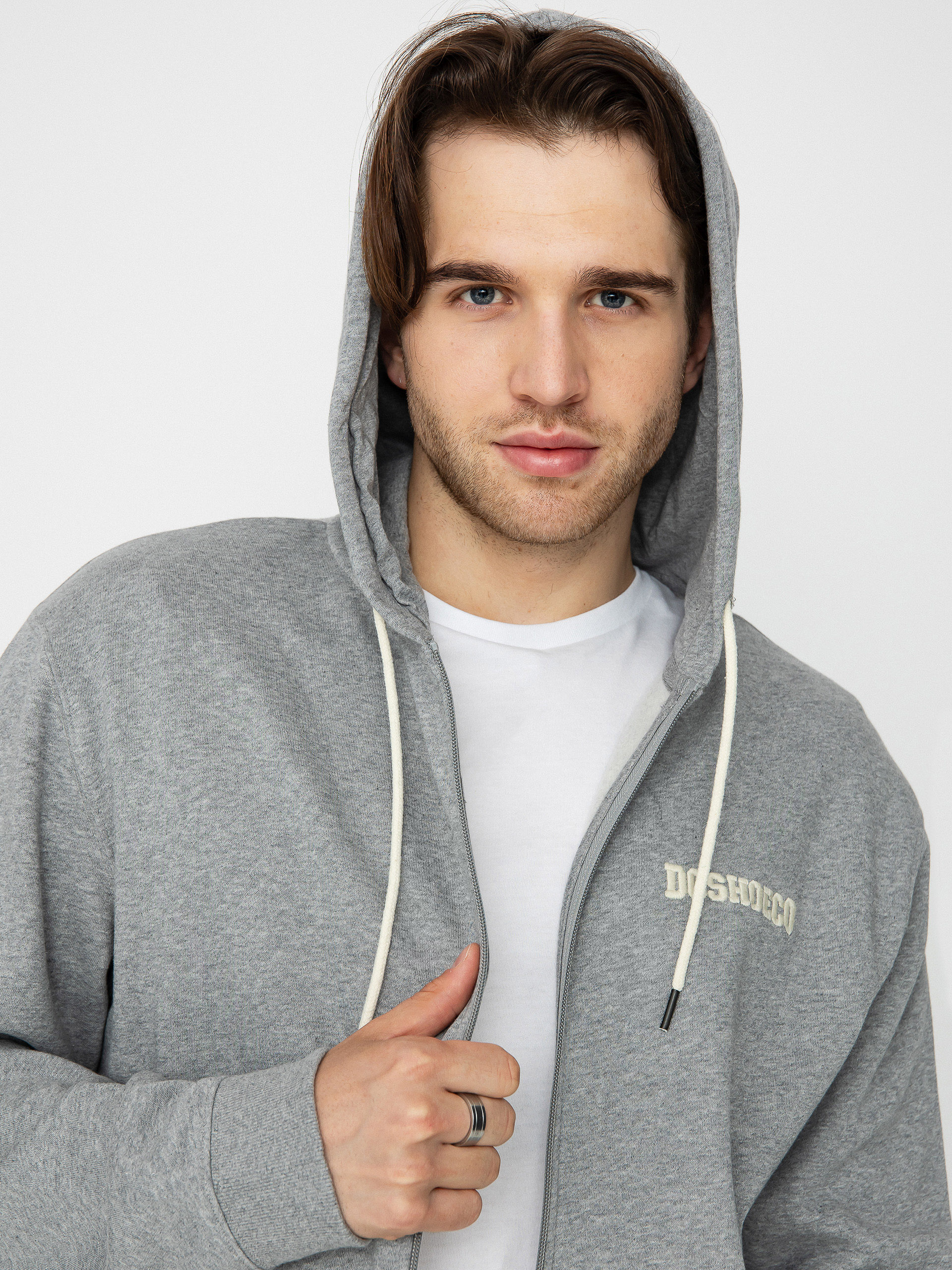 Bluza z kapturem DC Baseline ZHD (medium grey heather)