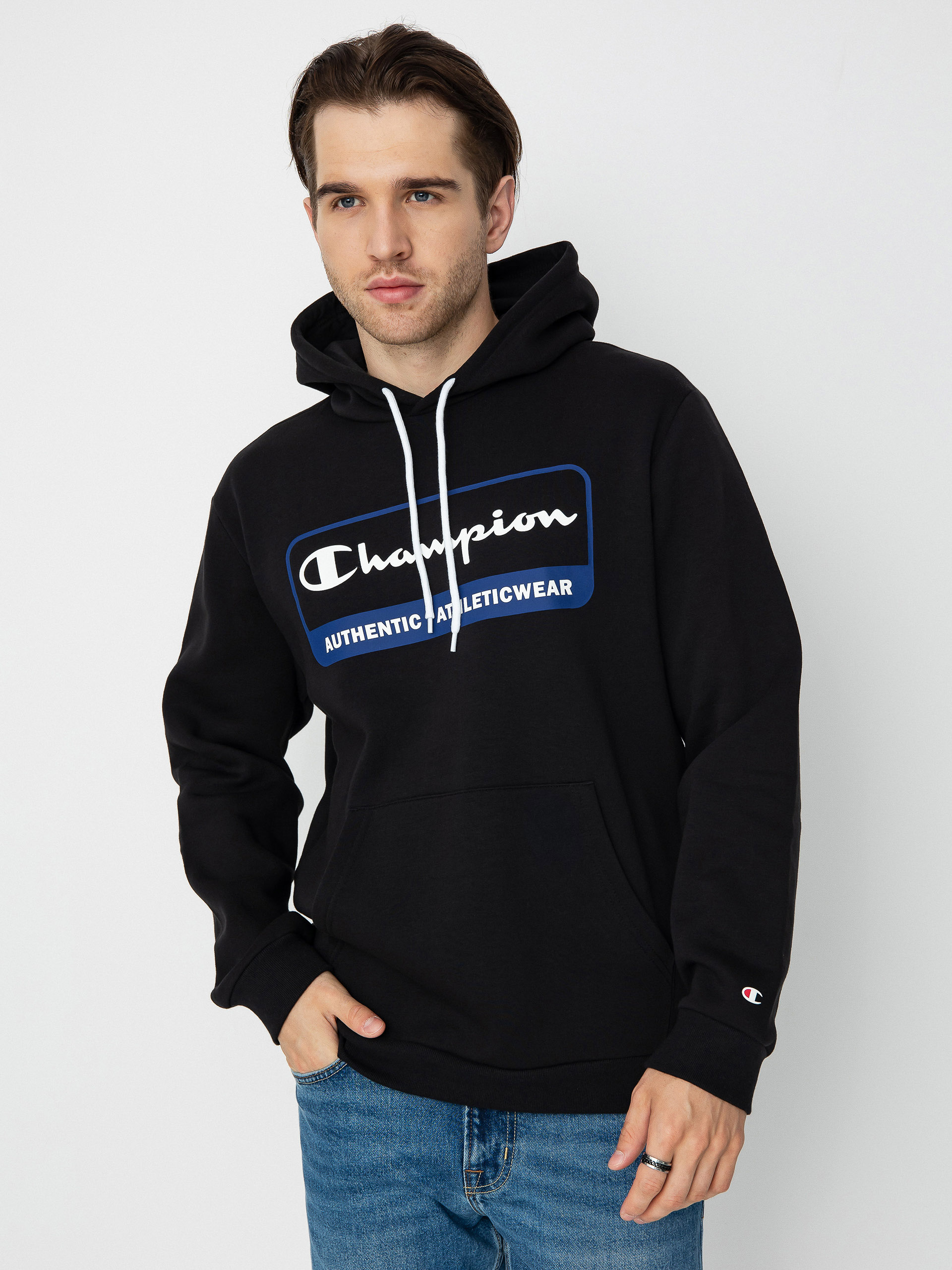 Bluza z kapturem Champion Legacy Hooded Sweatshirt 219161 HD (nbk)
