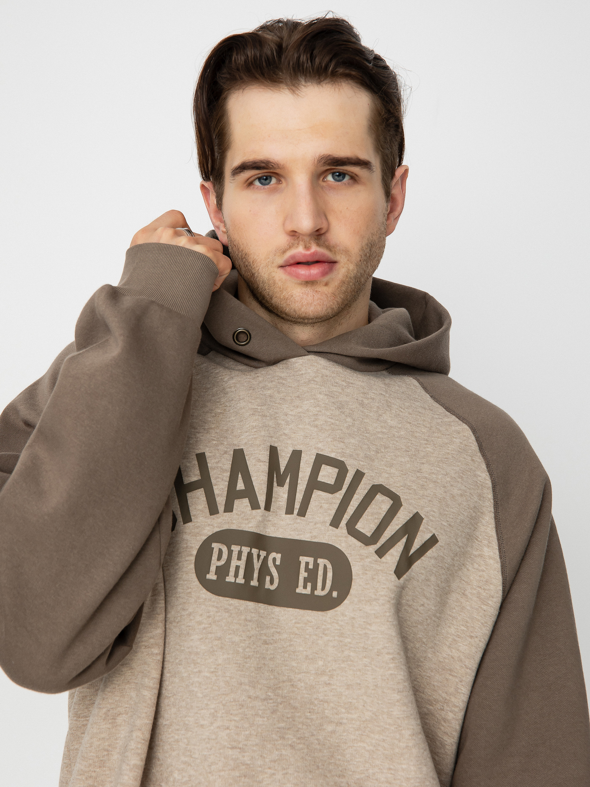 Bluza z kapturem Champion Legacy Hooded Sweatshirt 219169 HD (mdnm/lhb)