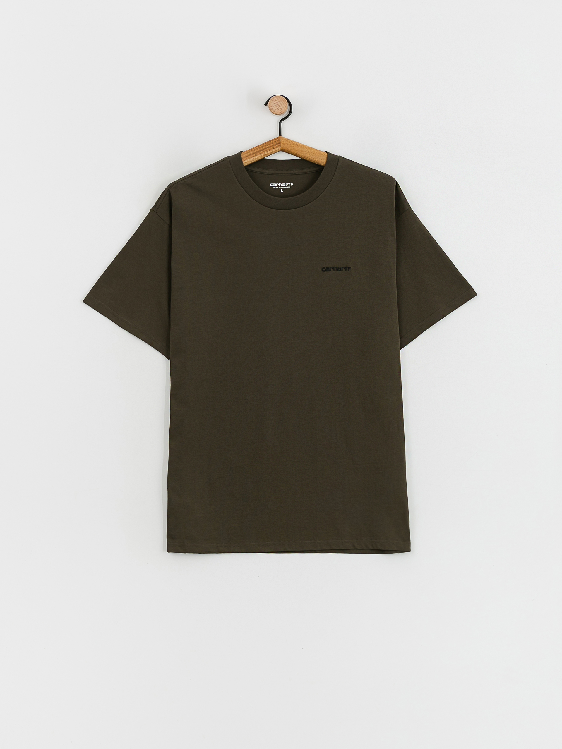 T-shirt Carhartt WIP Script Embroidery (cypress/black)