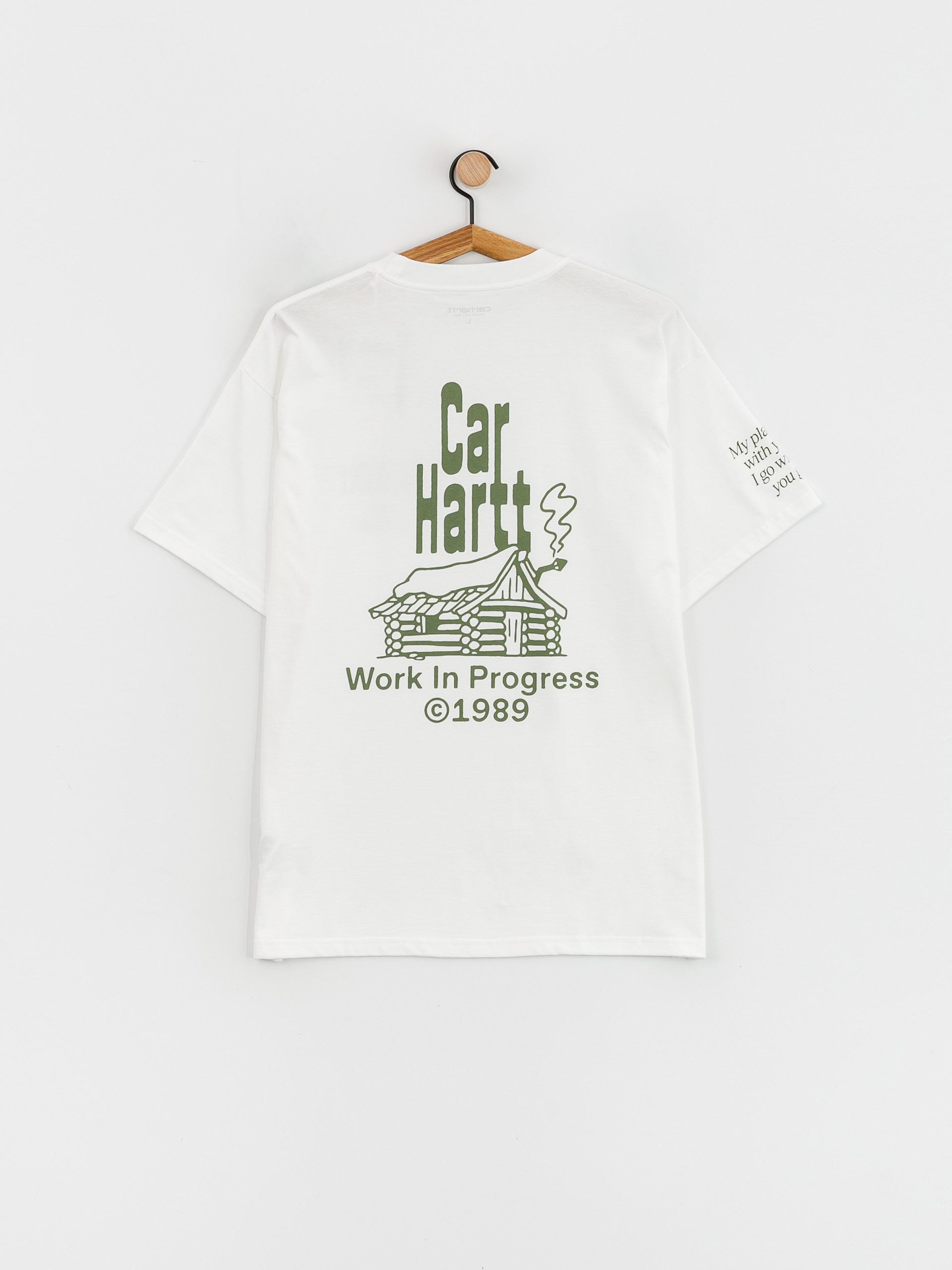 T-shirt Carhartt WIP Home (white/dollar green)