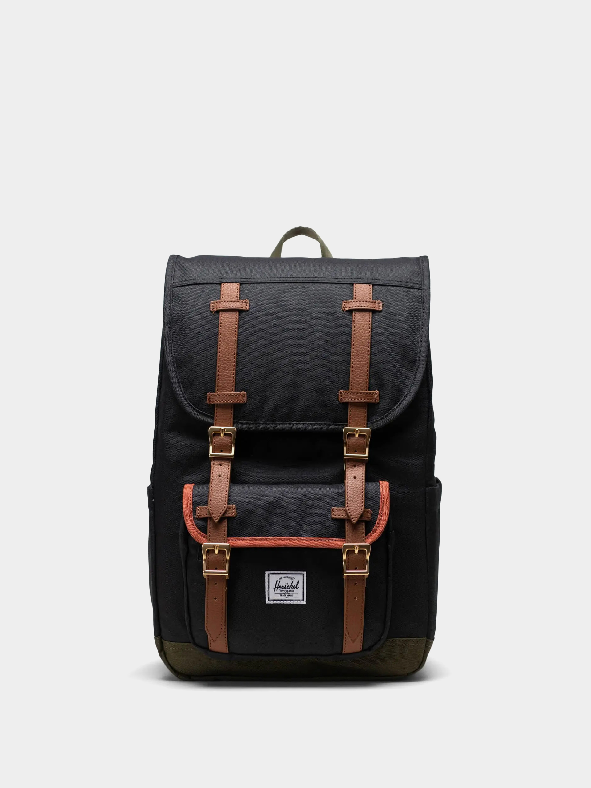 Plecak Herschel Supply Co. Little America Mid (black/ivy green/chutney)