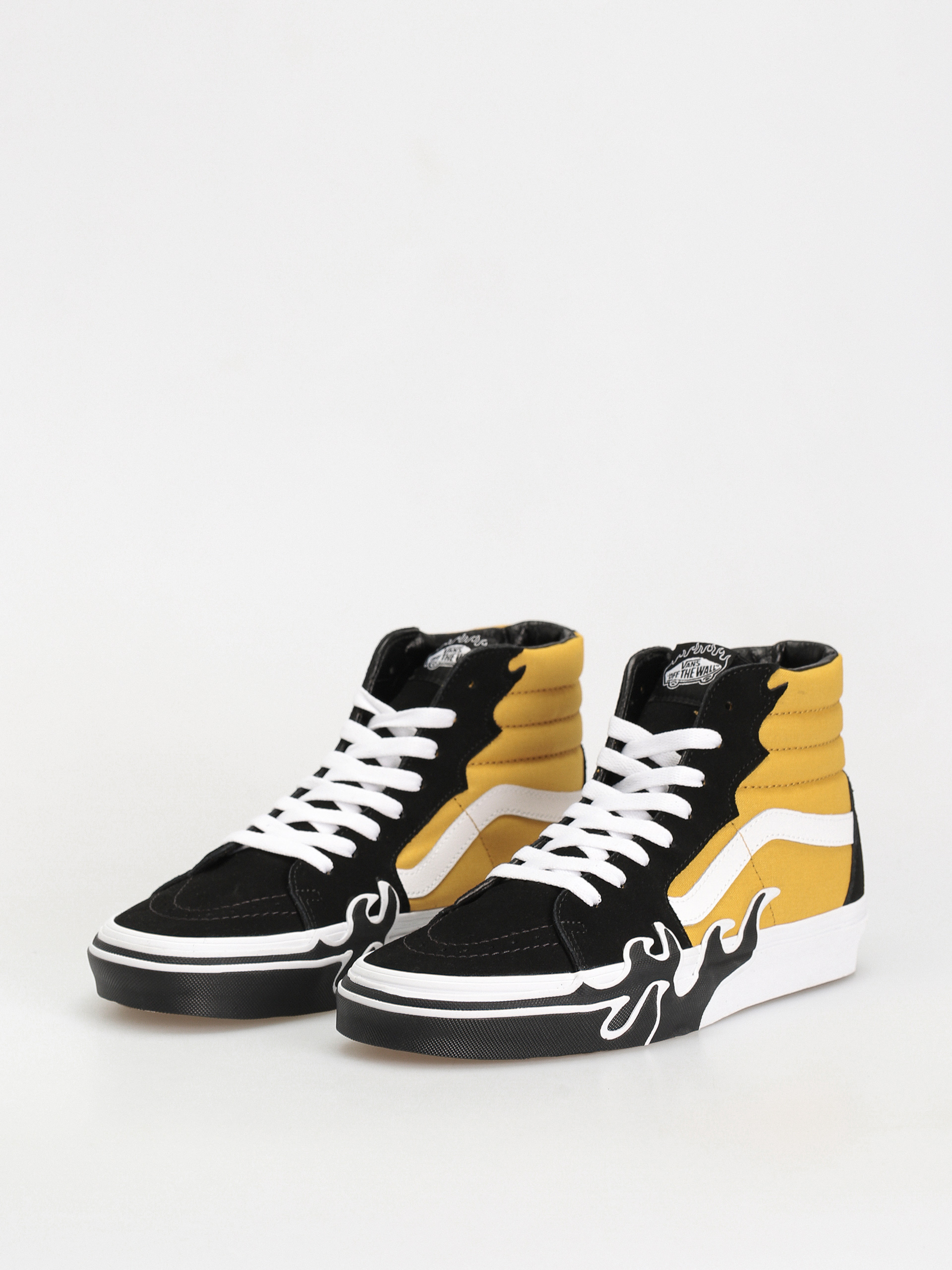 Buty Vans Sk8 Hi Flame (black/yellow)
