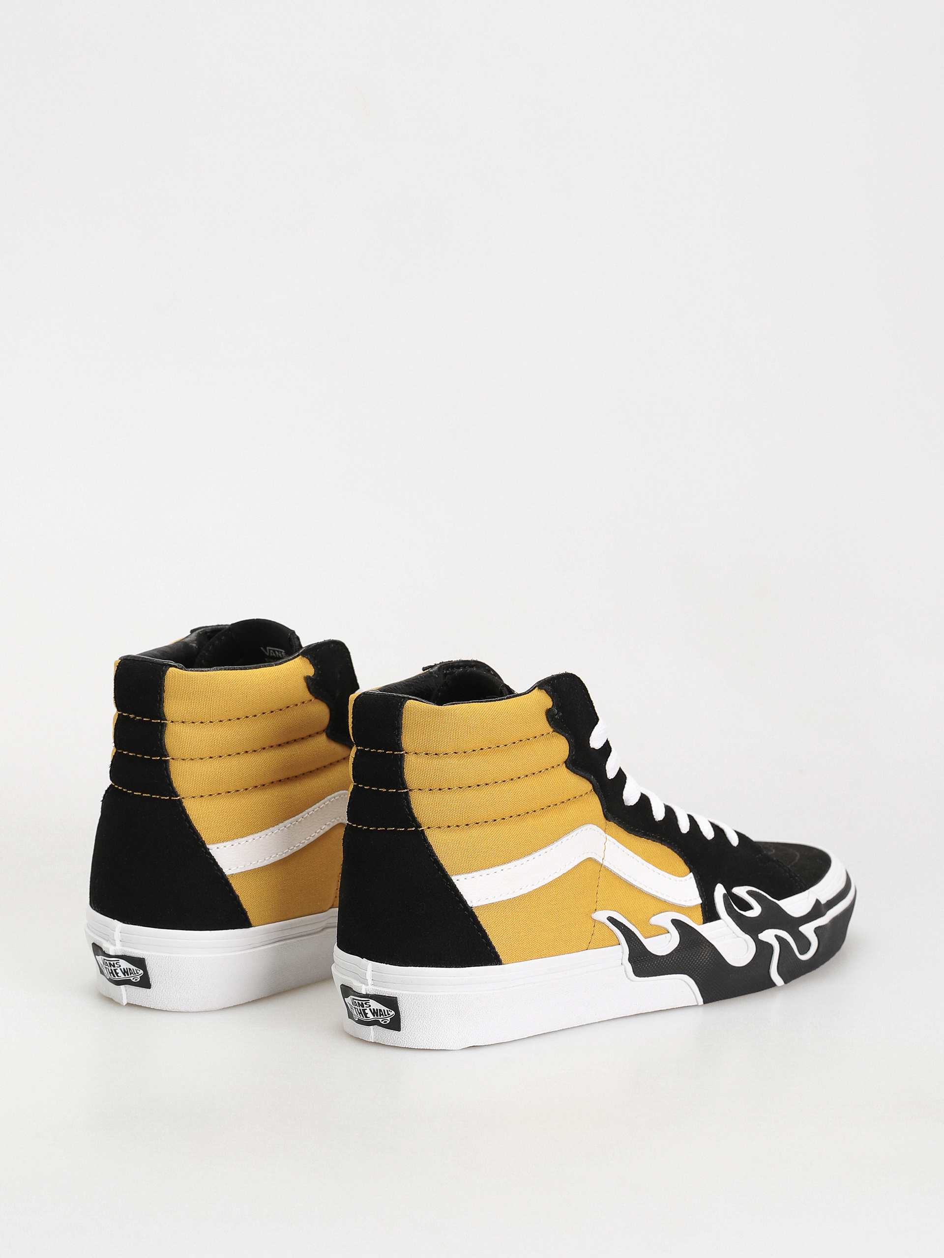 Buty Vans Sk8 Hi Flame (black/yellow)