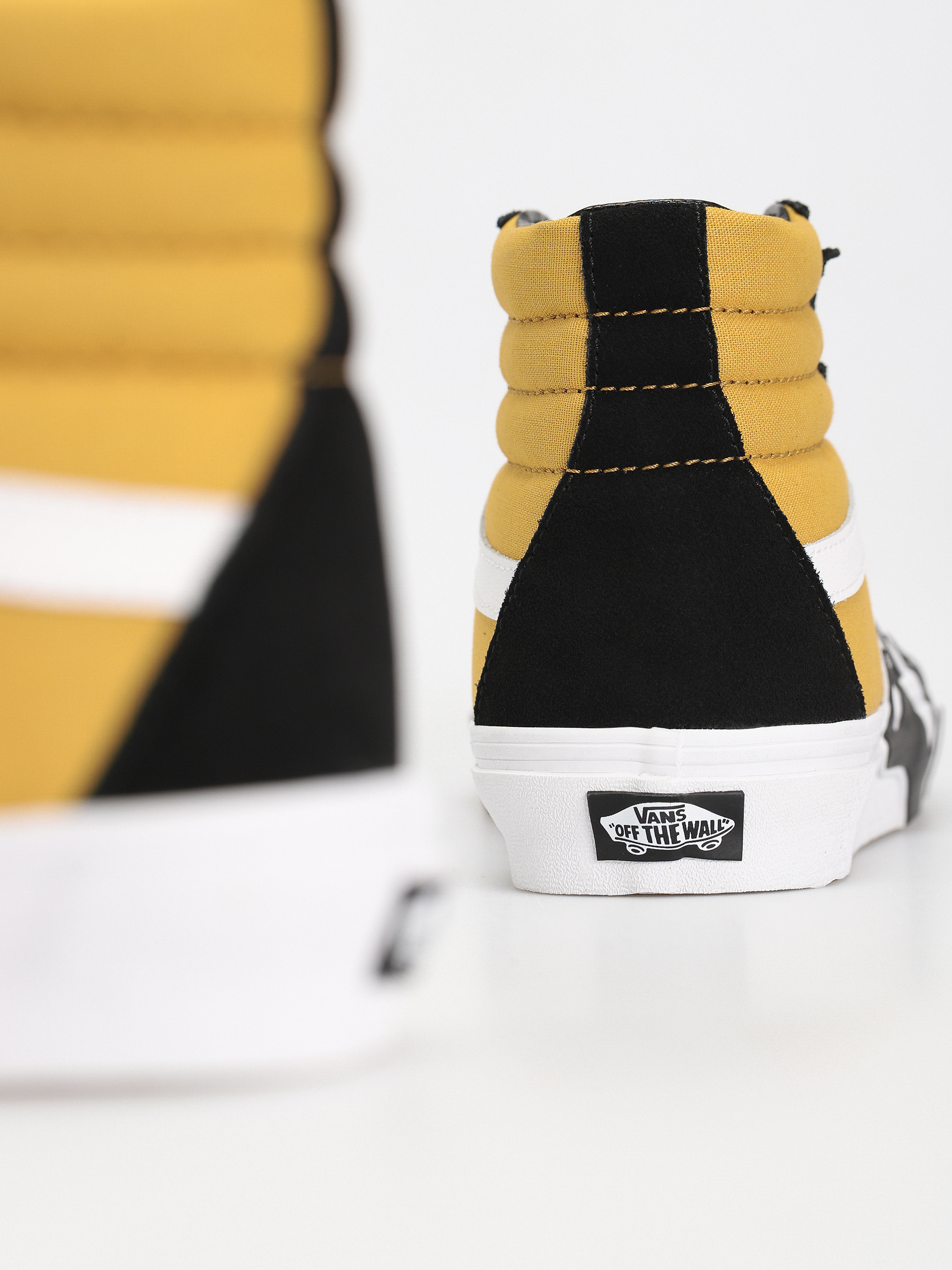 Buty Vans Sk8 Hi Flame (black/yellow)
