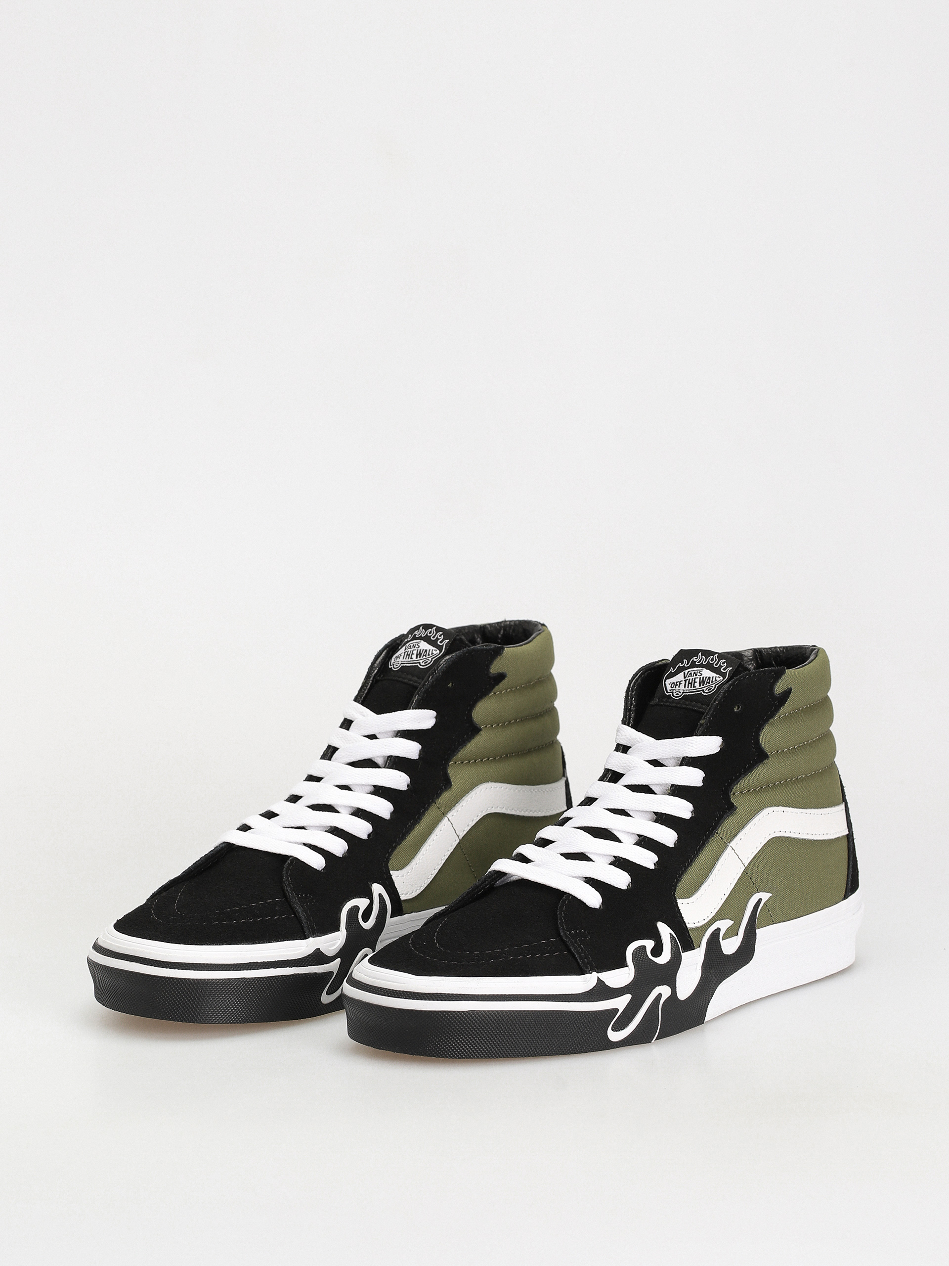 Buty Vans Sk8 Hi Flame (loden green)