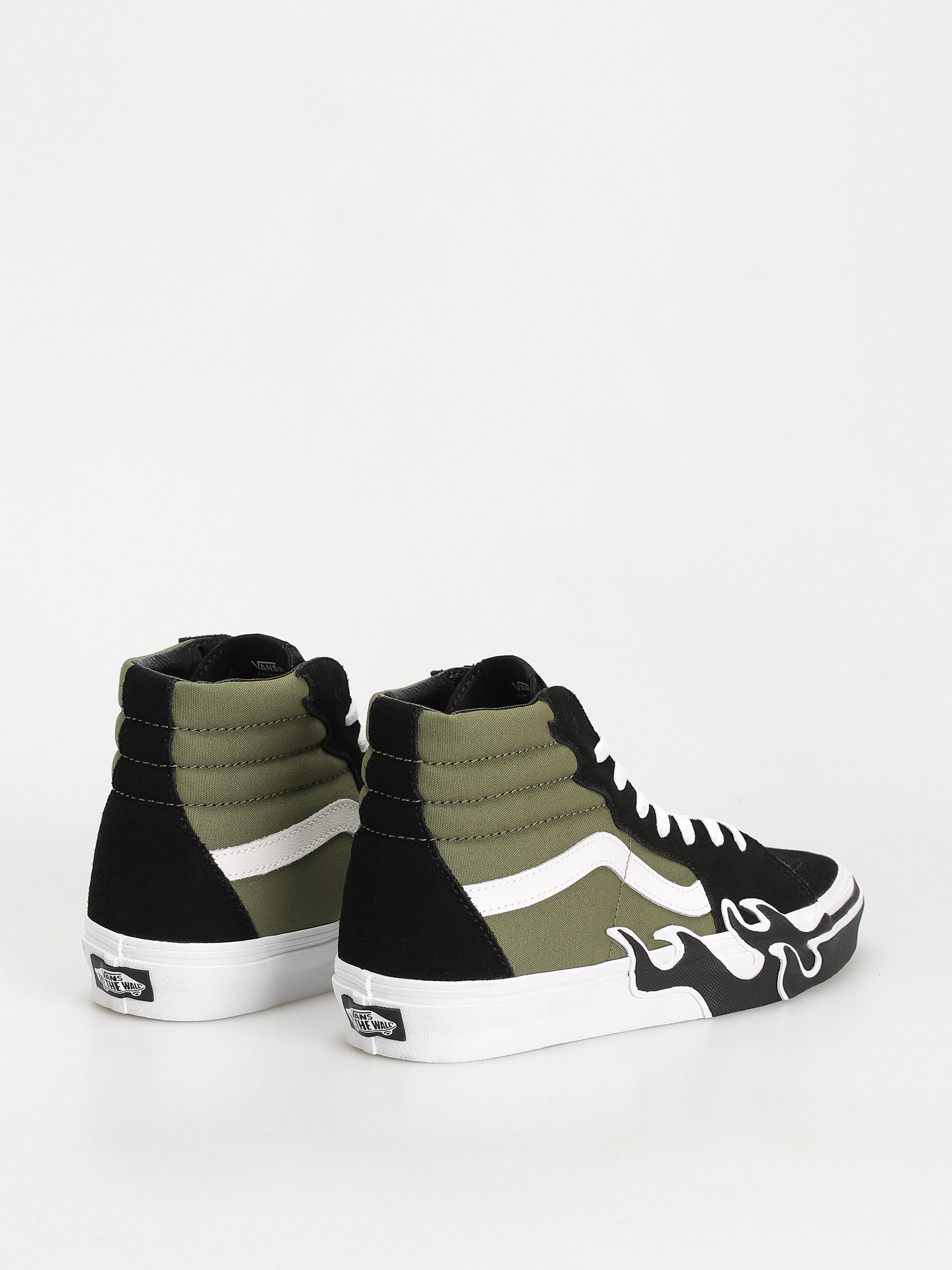 Buty Vans Sk8 Hi Flame (loden green)