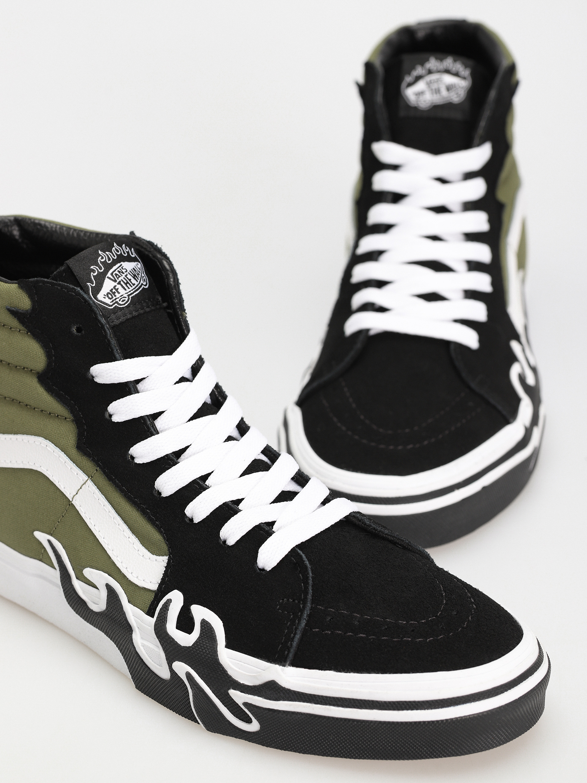 Buty Vans Sk8 Hi Flame (loden green)