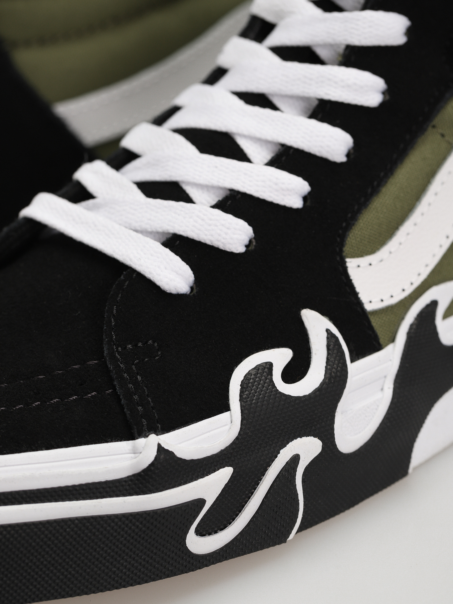 Buty Vans Sk8 Hi Flame (loden green)