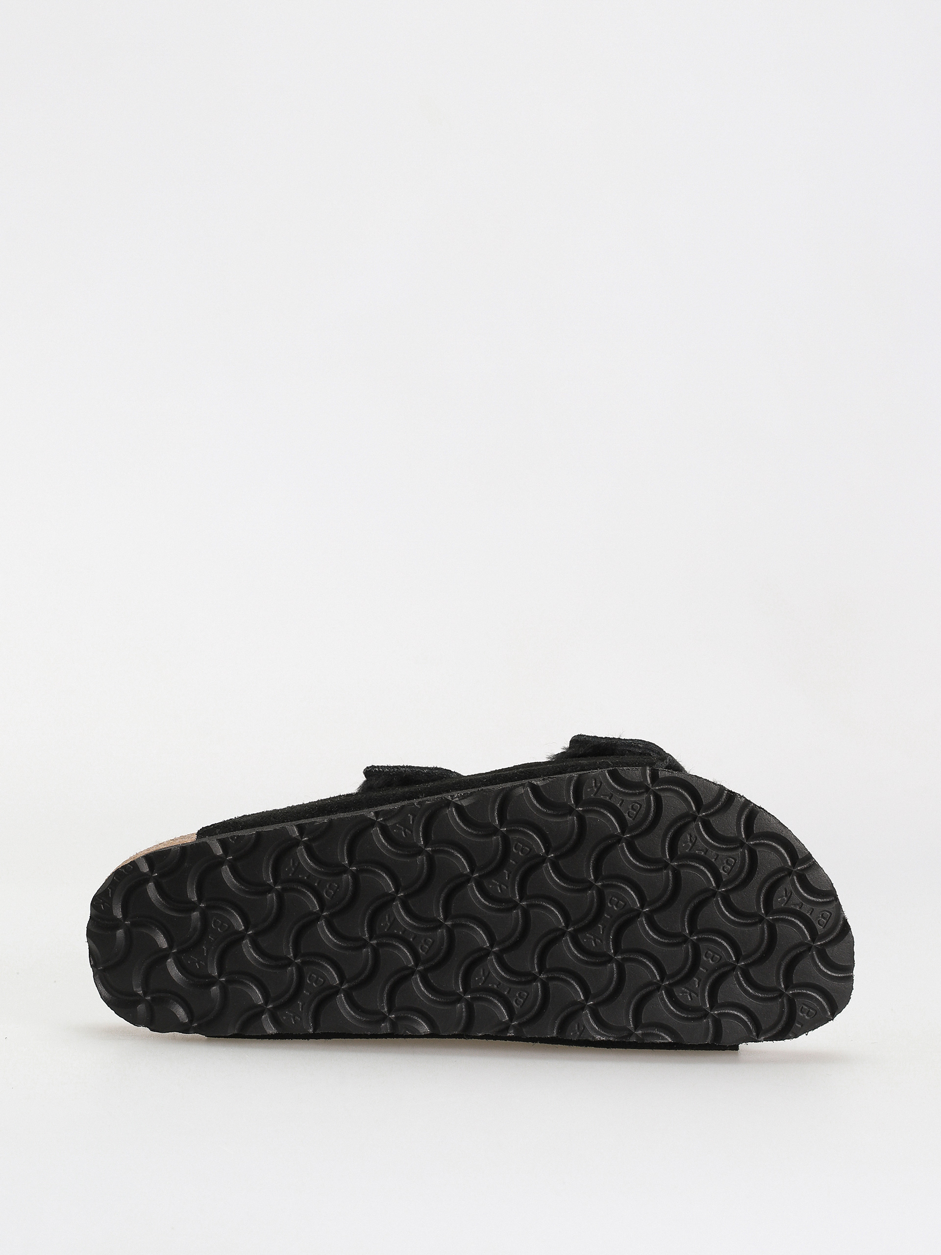 Klapki Birkenstock Arizona Suede Leather Narrow Wmn (black)