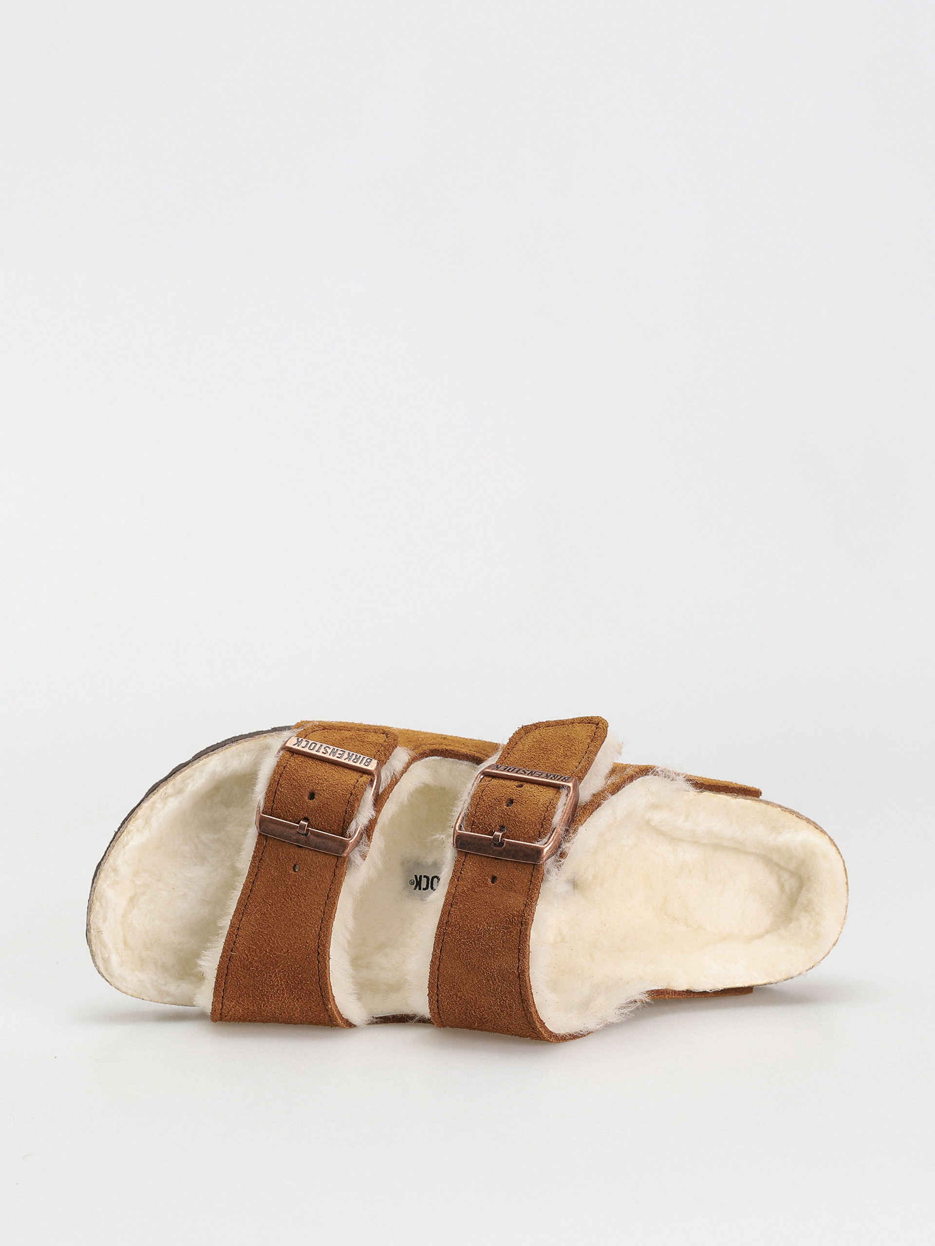 Klapki Birkenstock Arizona Suede Leather Narrow Wmn (mink)