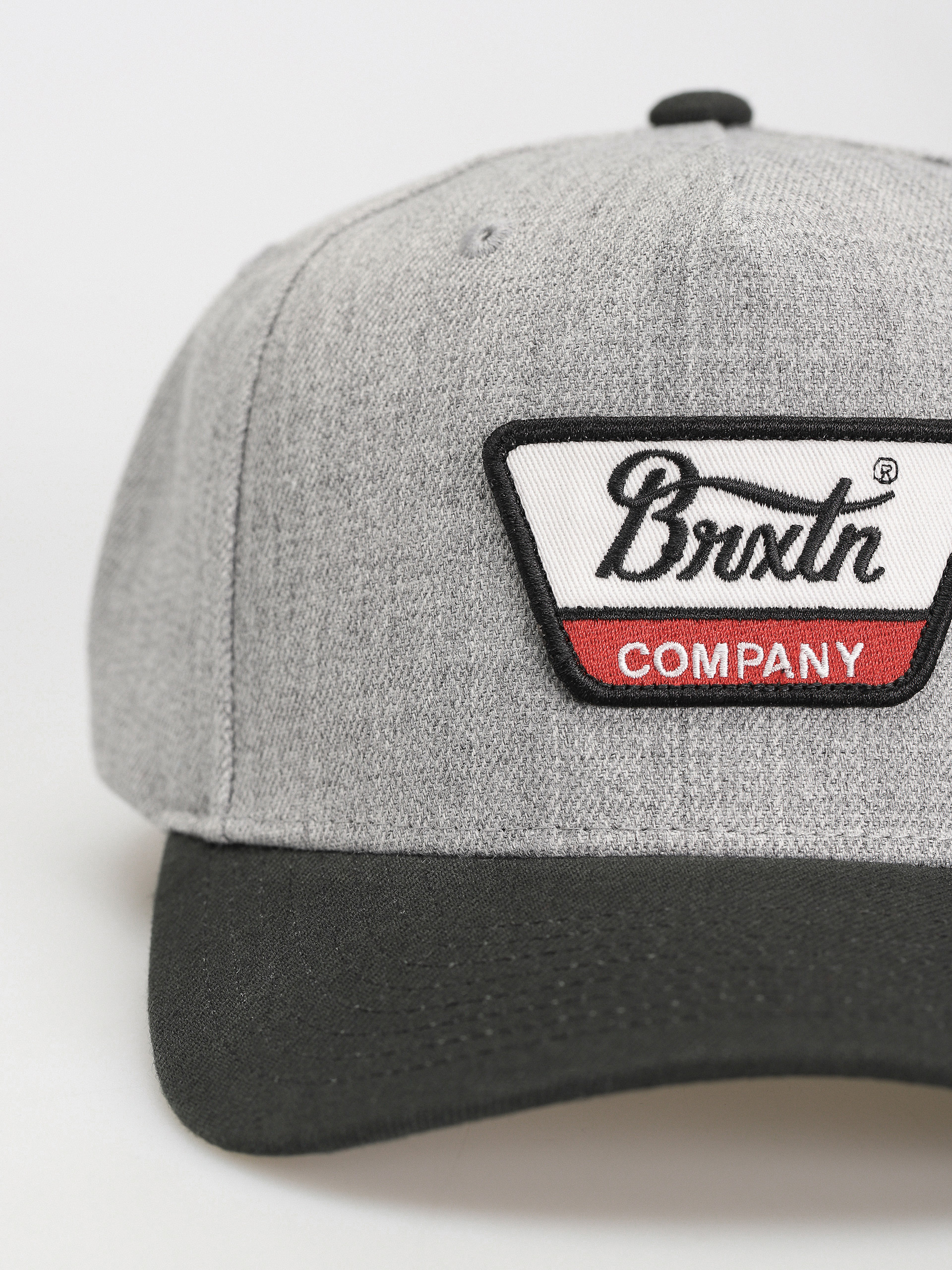 Czapka z daszkiem Brixton Linwood C Mp Snapback (heather grey/black)