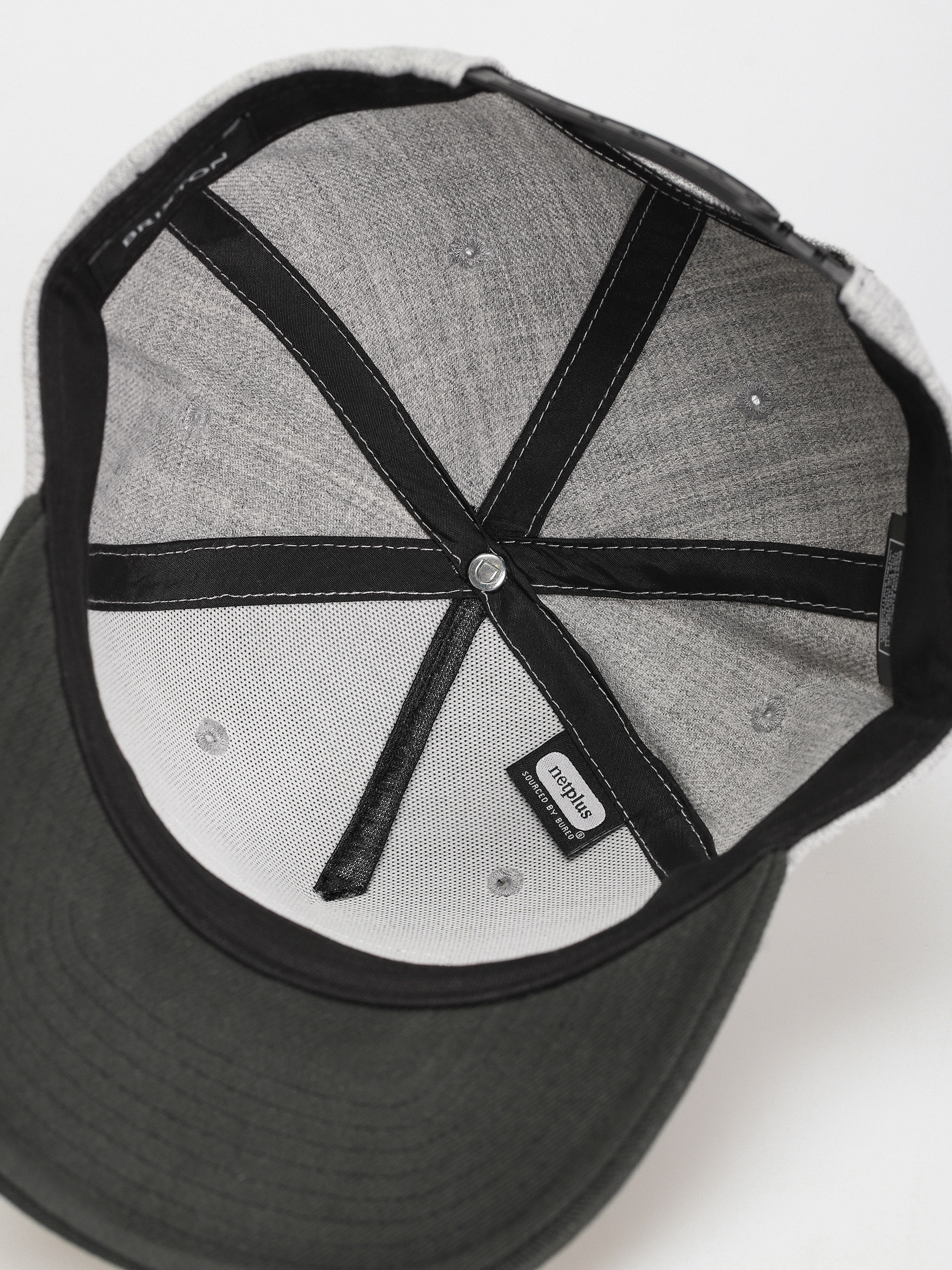 Czapka z daszkiem Brixton Linwood C Mp Snapback (heather grey/black)