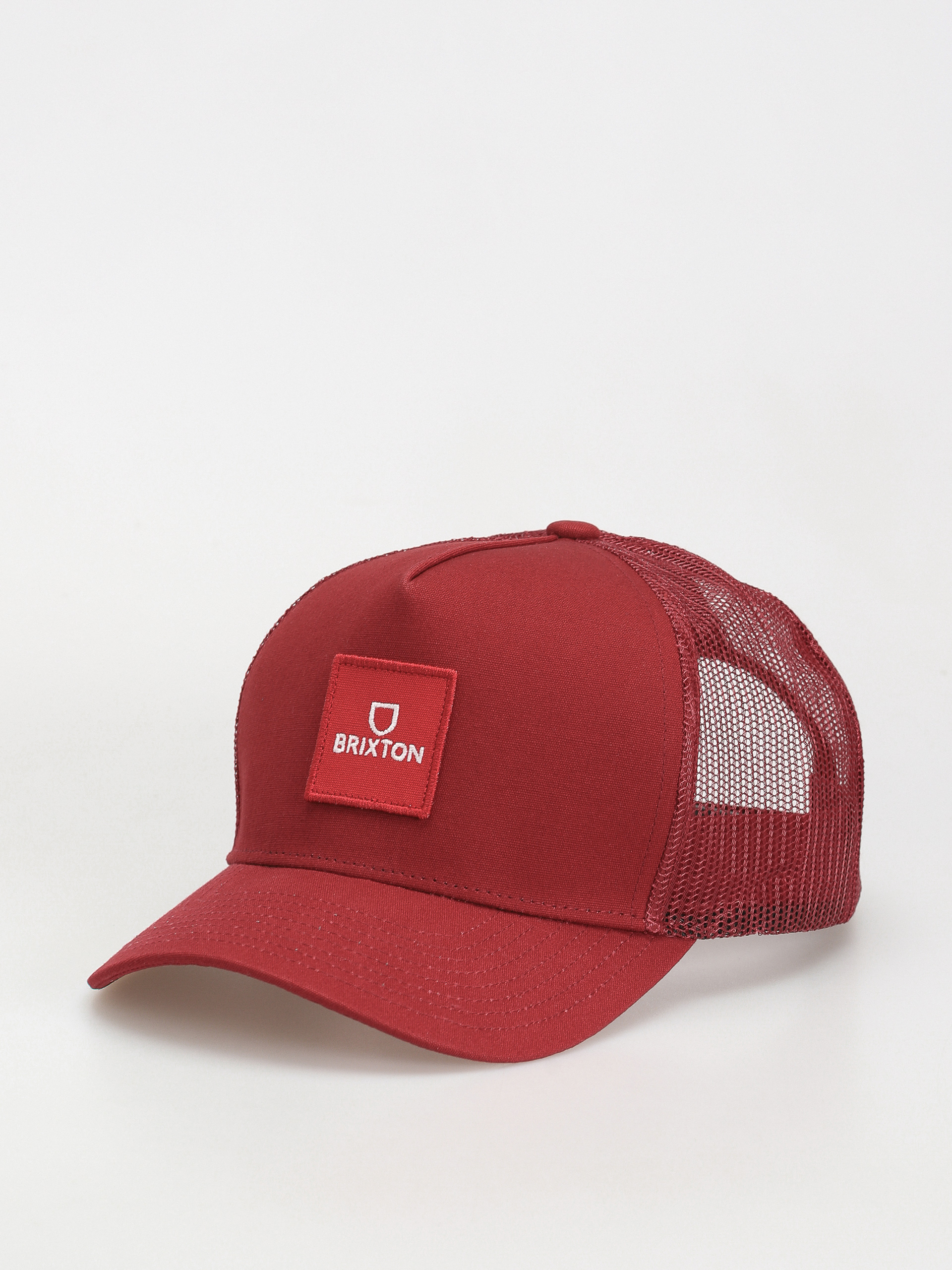 Czapka z daszkiem Brixton Alpha Block X C Mp Mesh Cap (island berry/island berry)