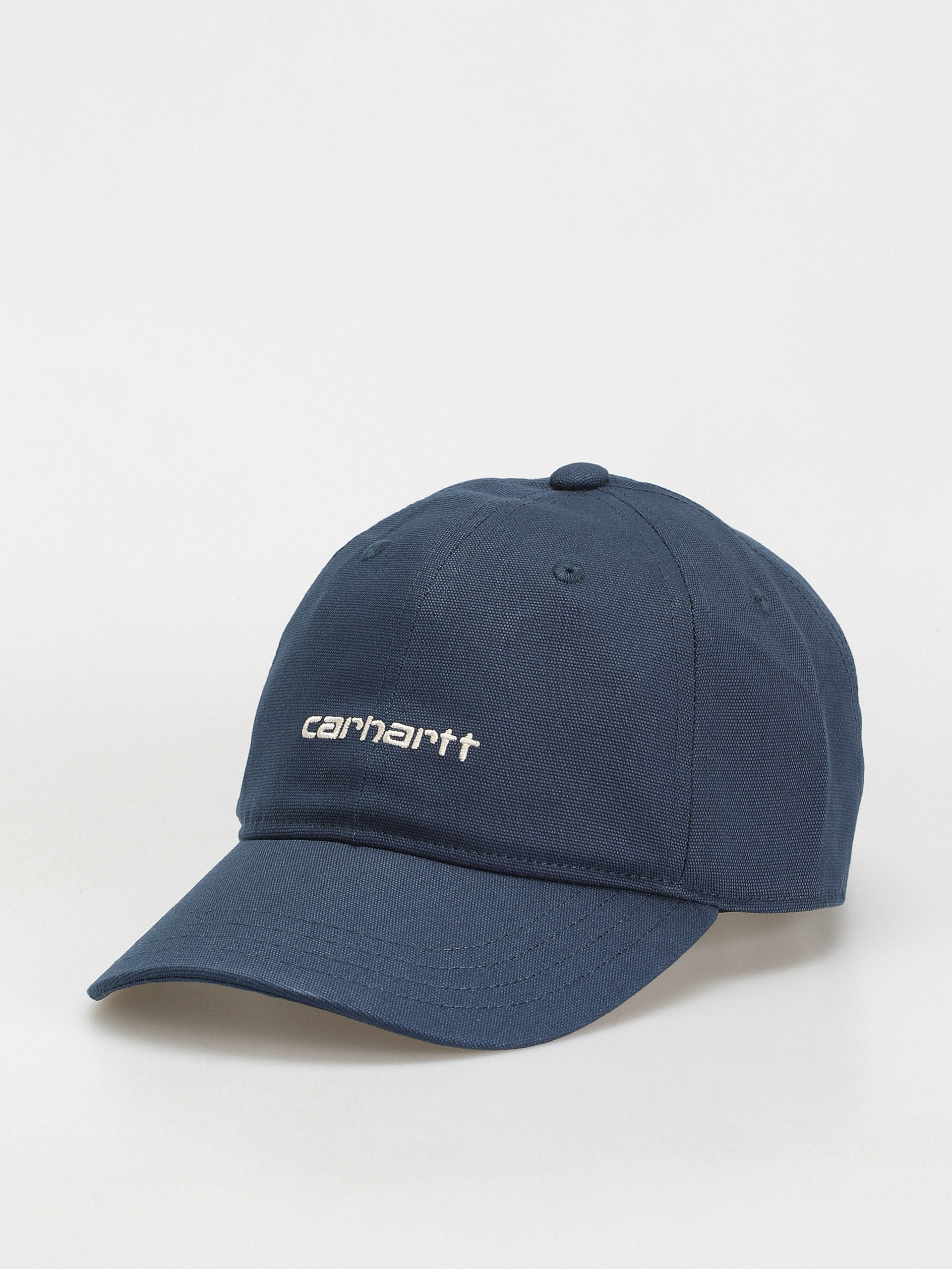 Czapka z daszkiem Carhartt WIP Canvas Script (squid/salt)
