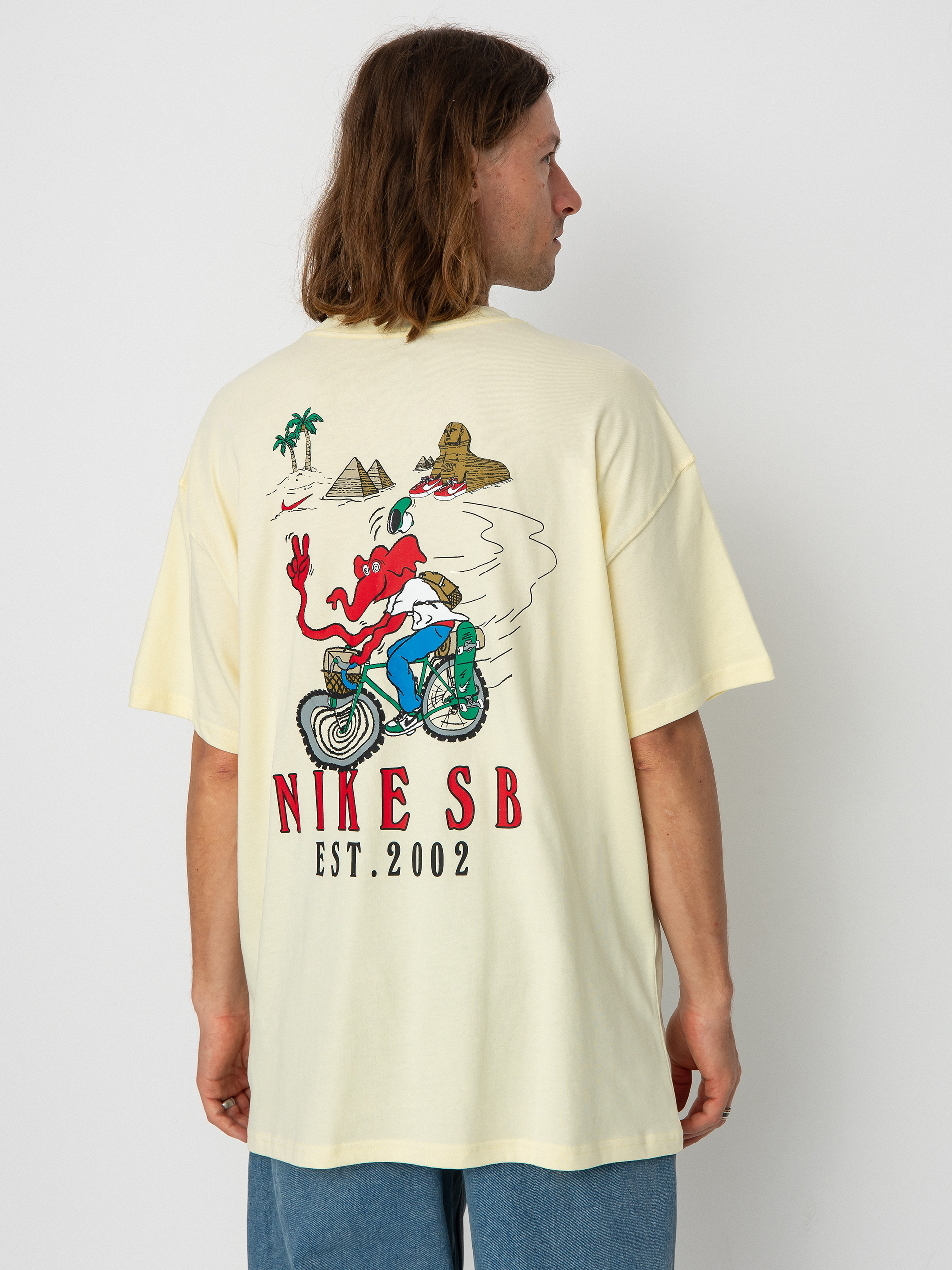 T-shirt Nike SB Bike Day (alabaster)