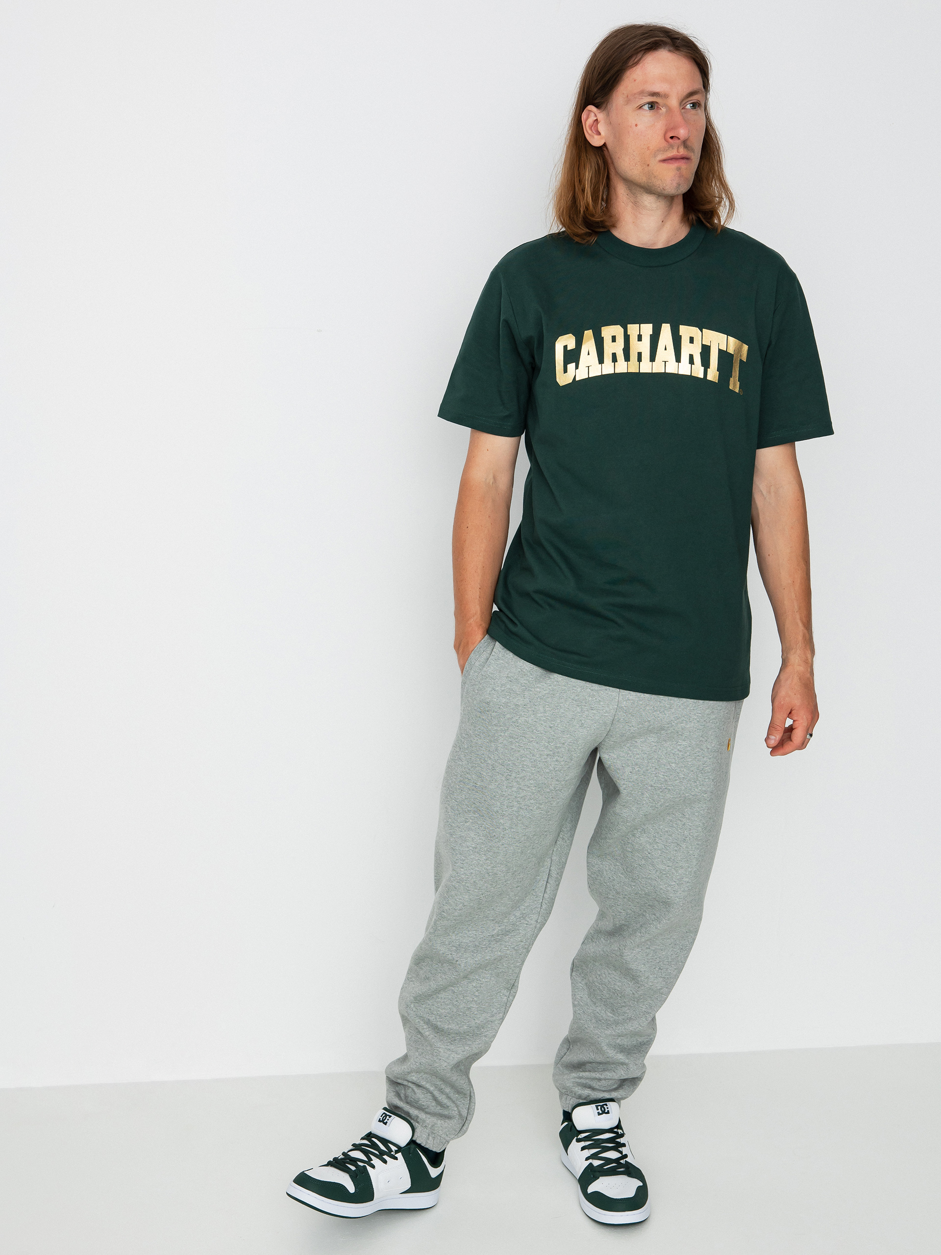 T-shirt Carhartt WIP University (discovery green/gold)