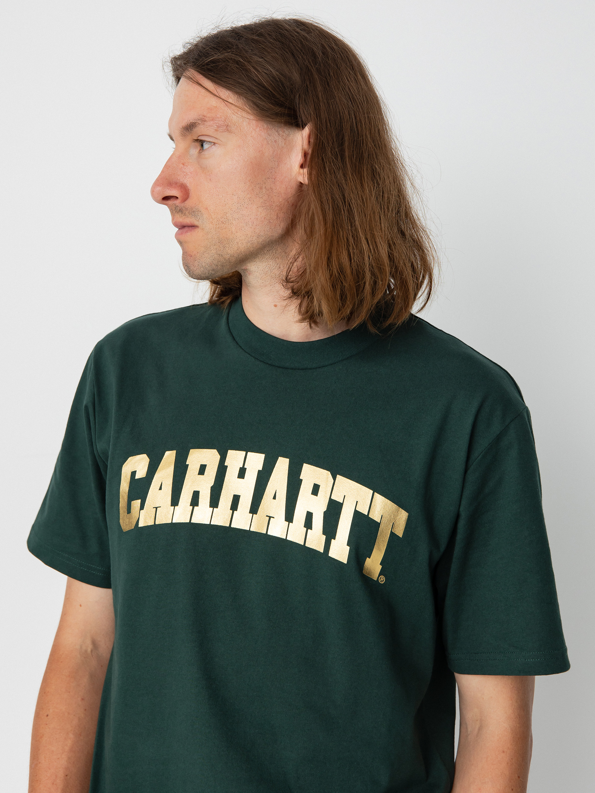 T-shirt Carhartt WIP University (discovery green/gold)