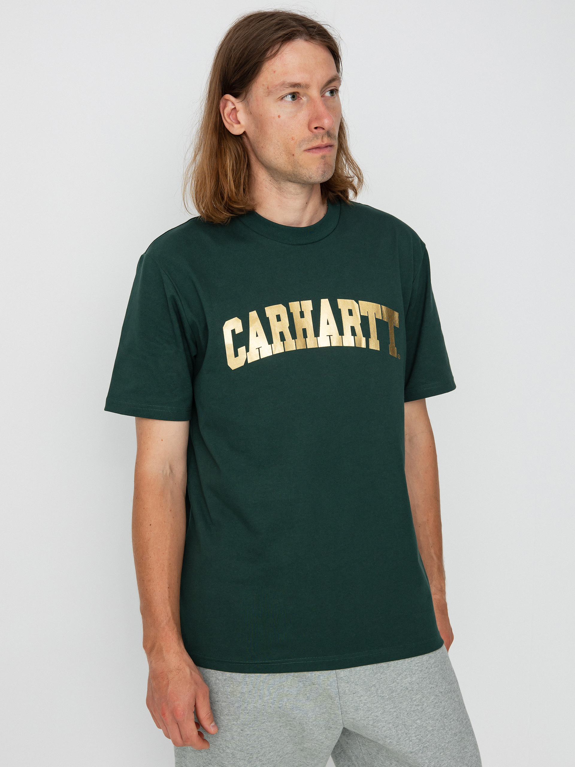 T-shirt Carhartt WIP University (discovery green/gold)
