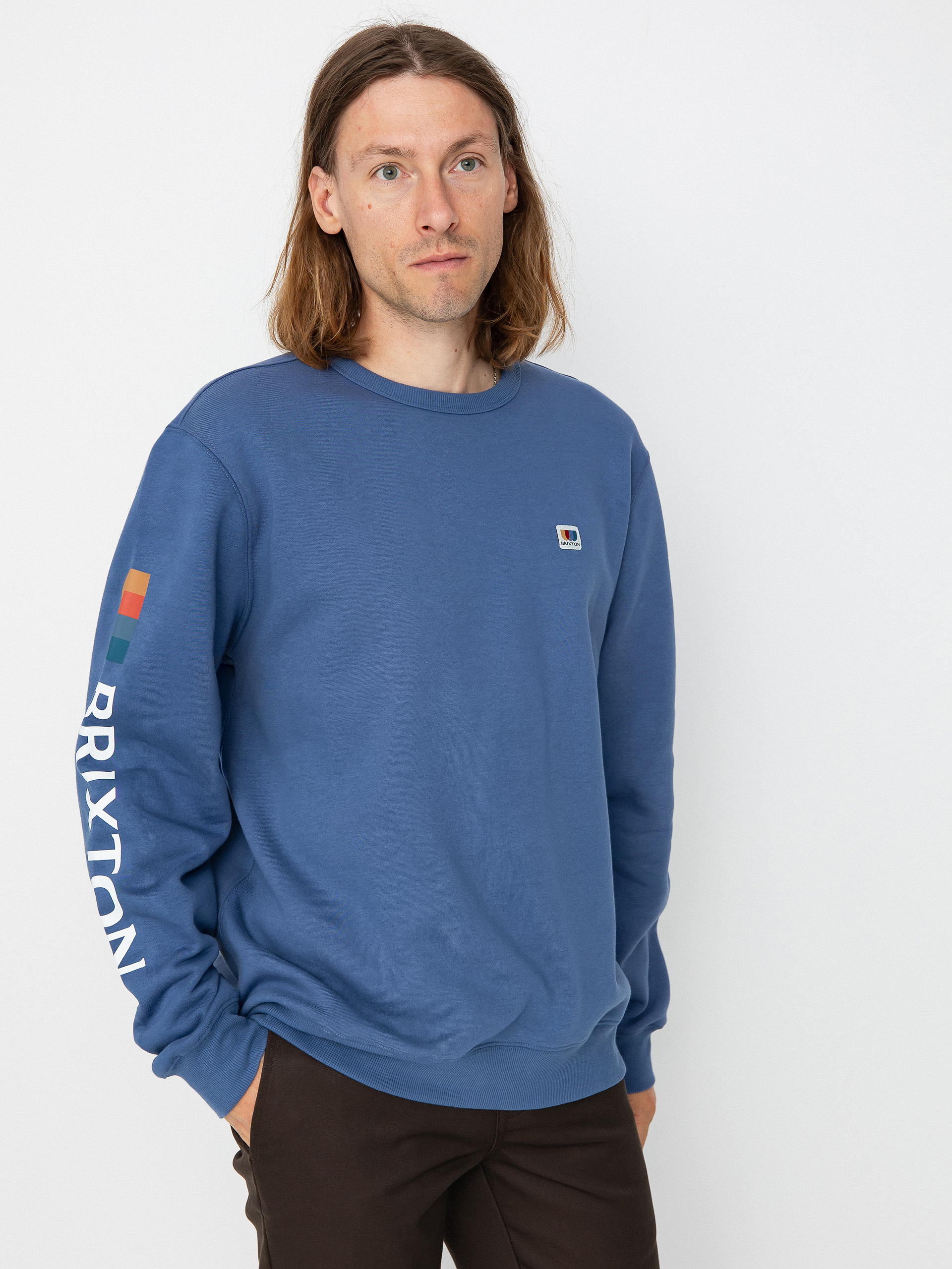 Bluza Brixton Alton (pacific blue)