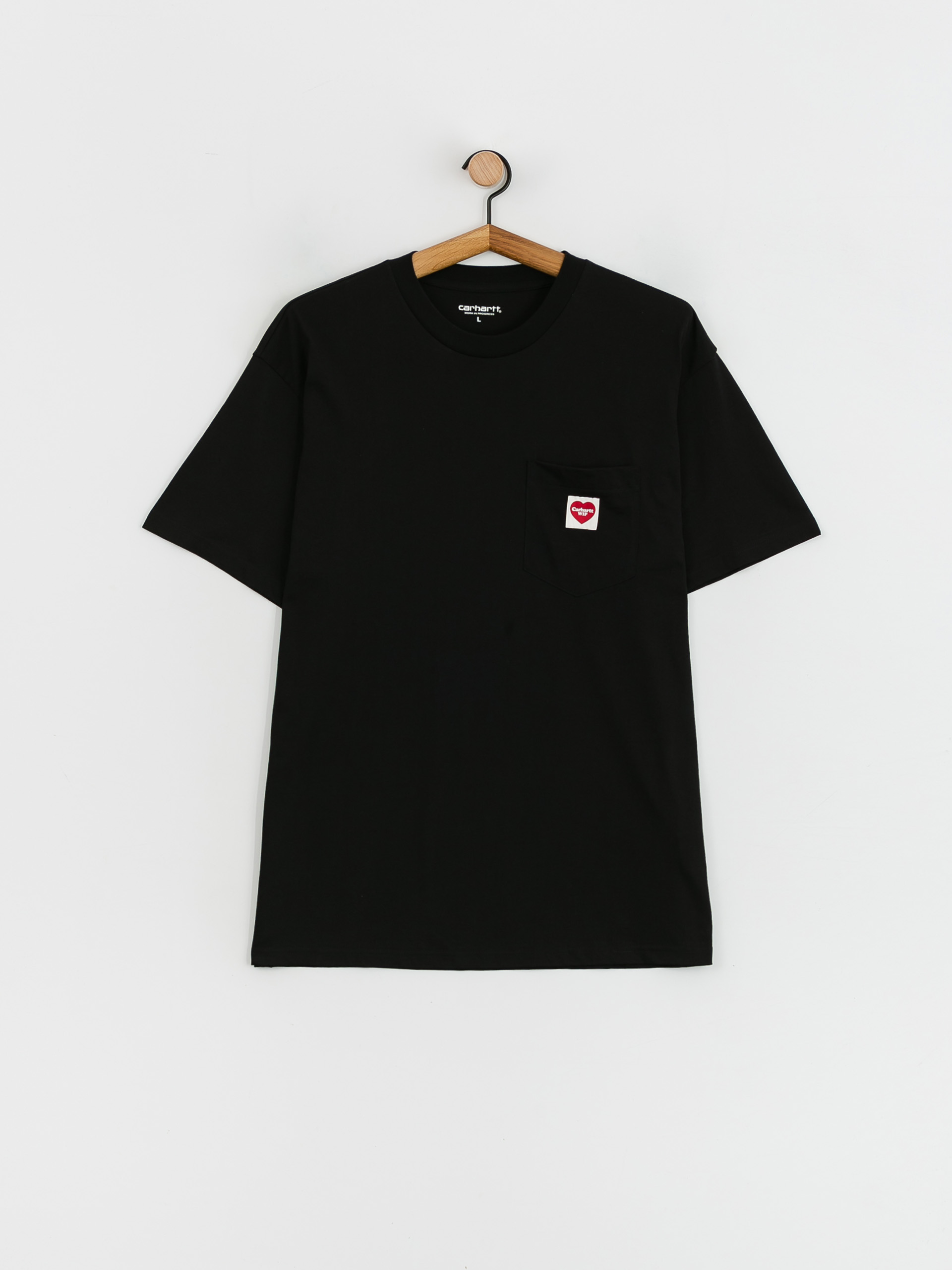 T-shirt Carhartt WIP Pocket Heart (black)
