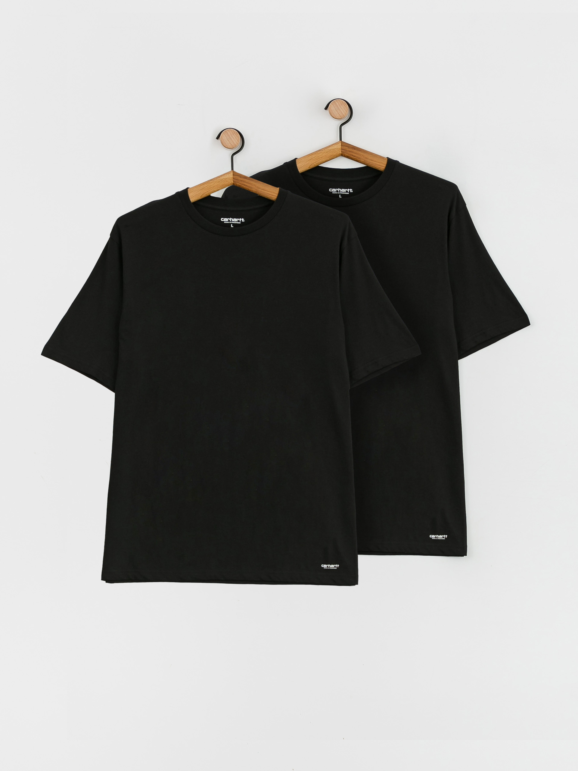 T-shirt Carhartt WIP Standard Crew Neck 2-pack (black black)