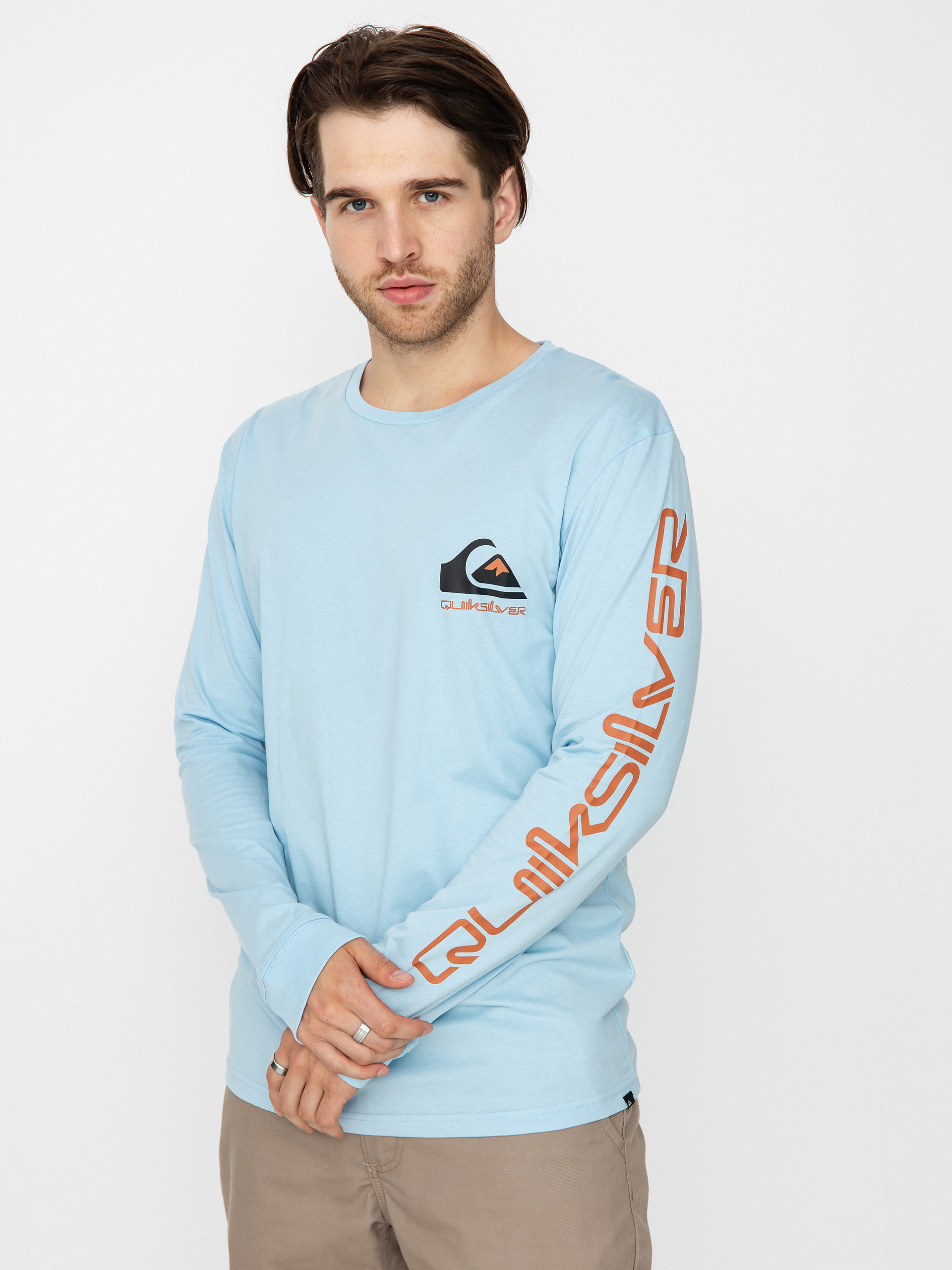 Longsleeve Quiksilver Omni Logo (clear sky)