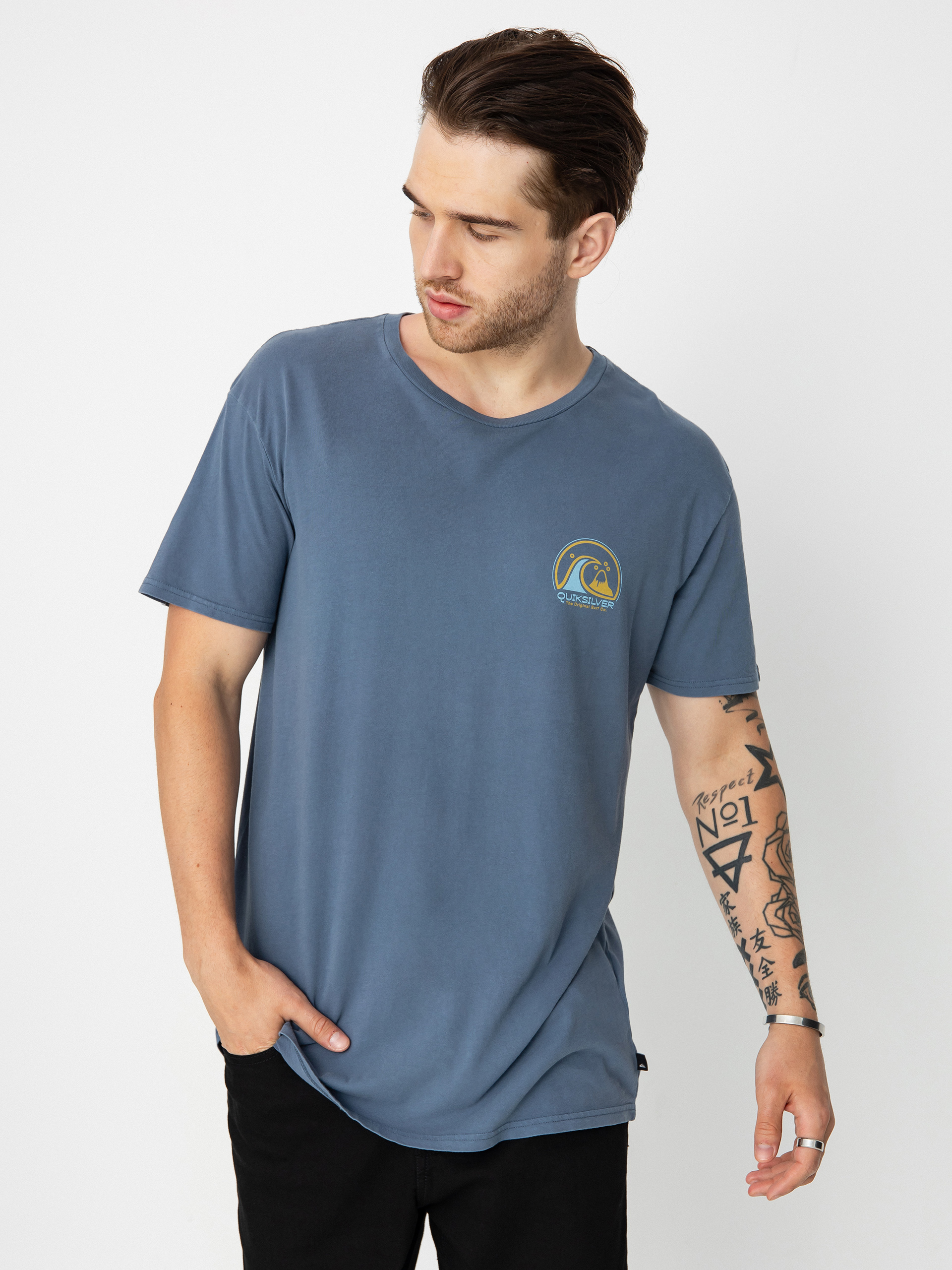 T-shirt Quiksilver Clean Circle (bering sea)