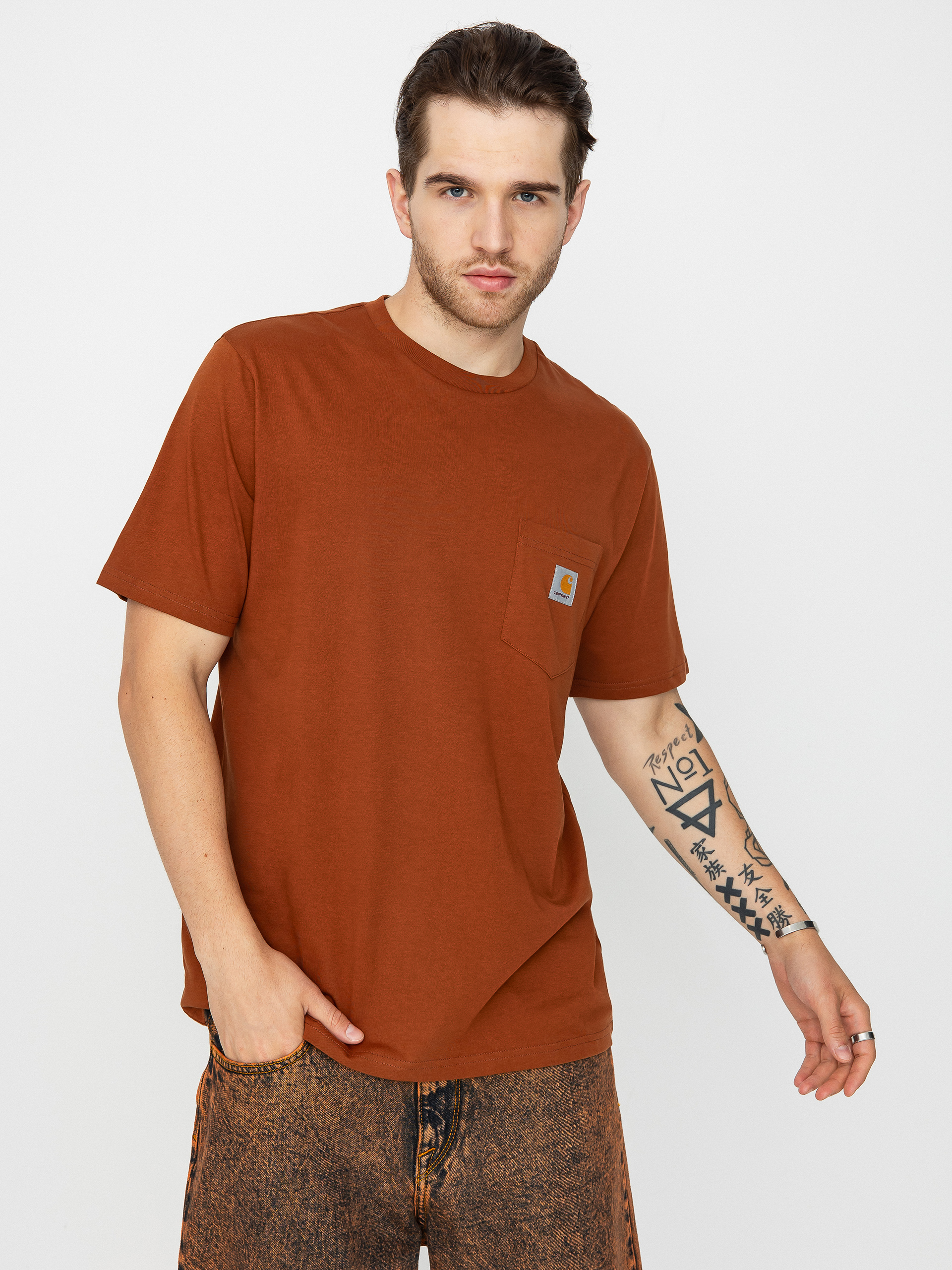 T-shirt Carhartt WIP Pocket (beaver)